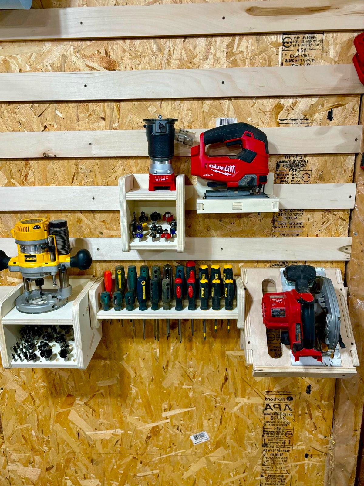 Amazing - DIY Power Tool Storage Wall on a Budget😍😍😍 | Facebook