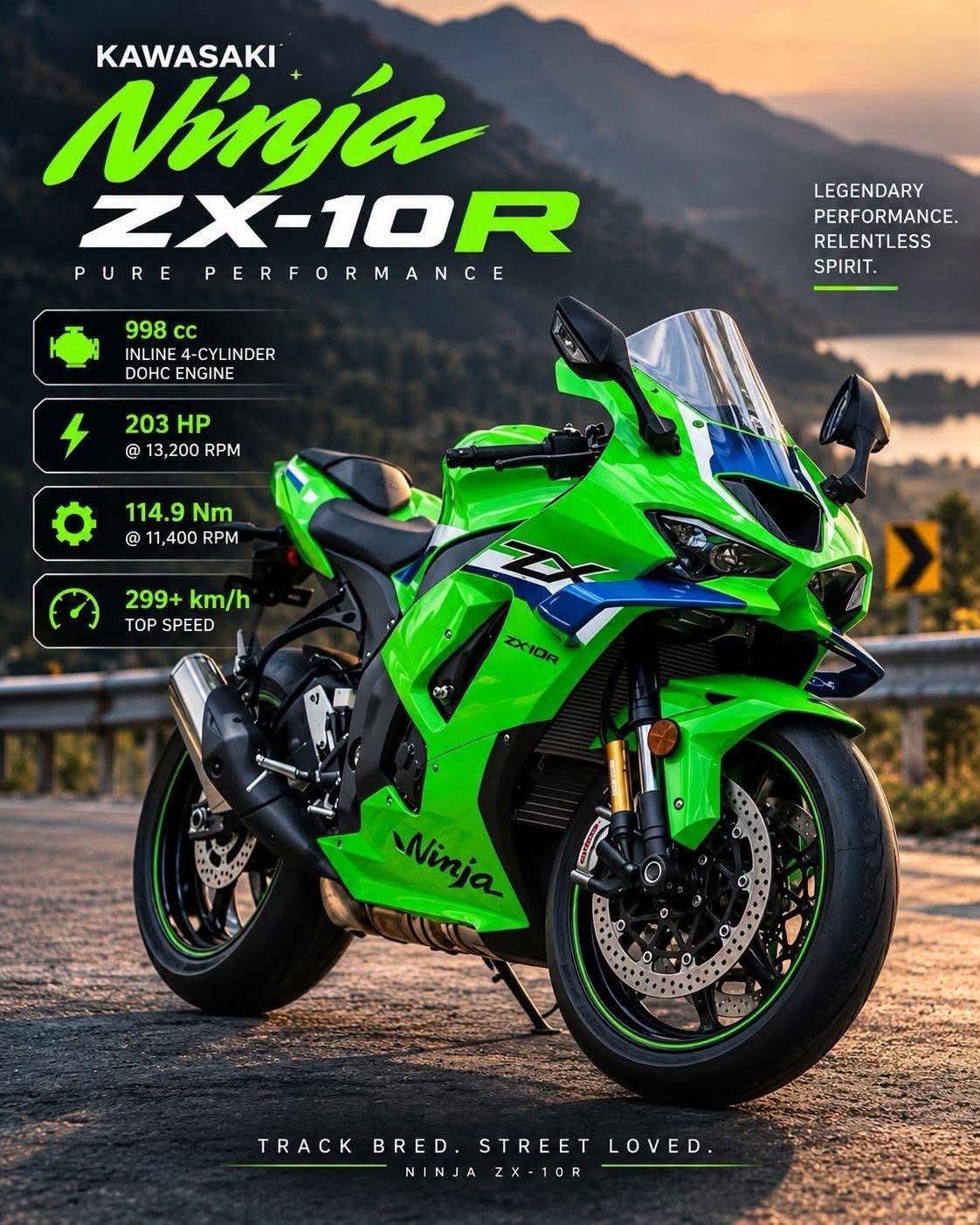 2026 KAWASAKI NINJA ZX10R 💚 PURE PERFORMANCE! ARE YOU A FAN OF