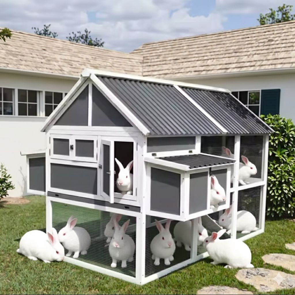 Rabbits - CRITERIA FOR A GOOD RABBIT HOUSE As a professional rabbit ...