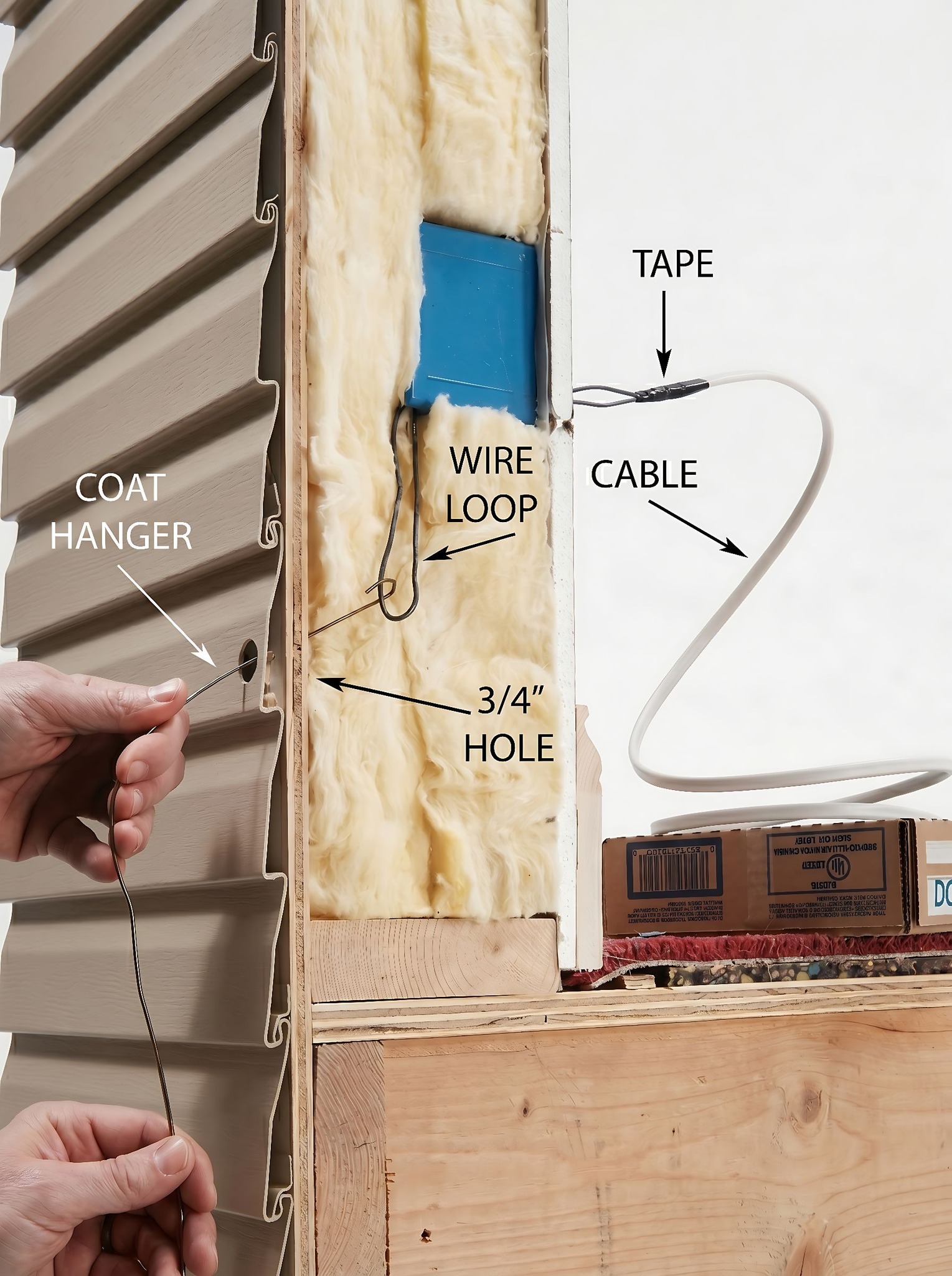 electrical fishing into existing box YANBORUI Fish Tape Fiberglass 32FT Professional Flexible Wire Rodding Guide Kit for Wiring Installation Wire Snake for Running Wire 10M*4.5mm How to fish a wire