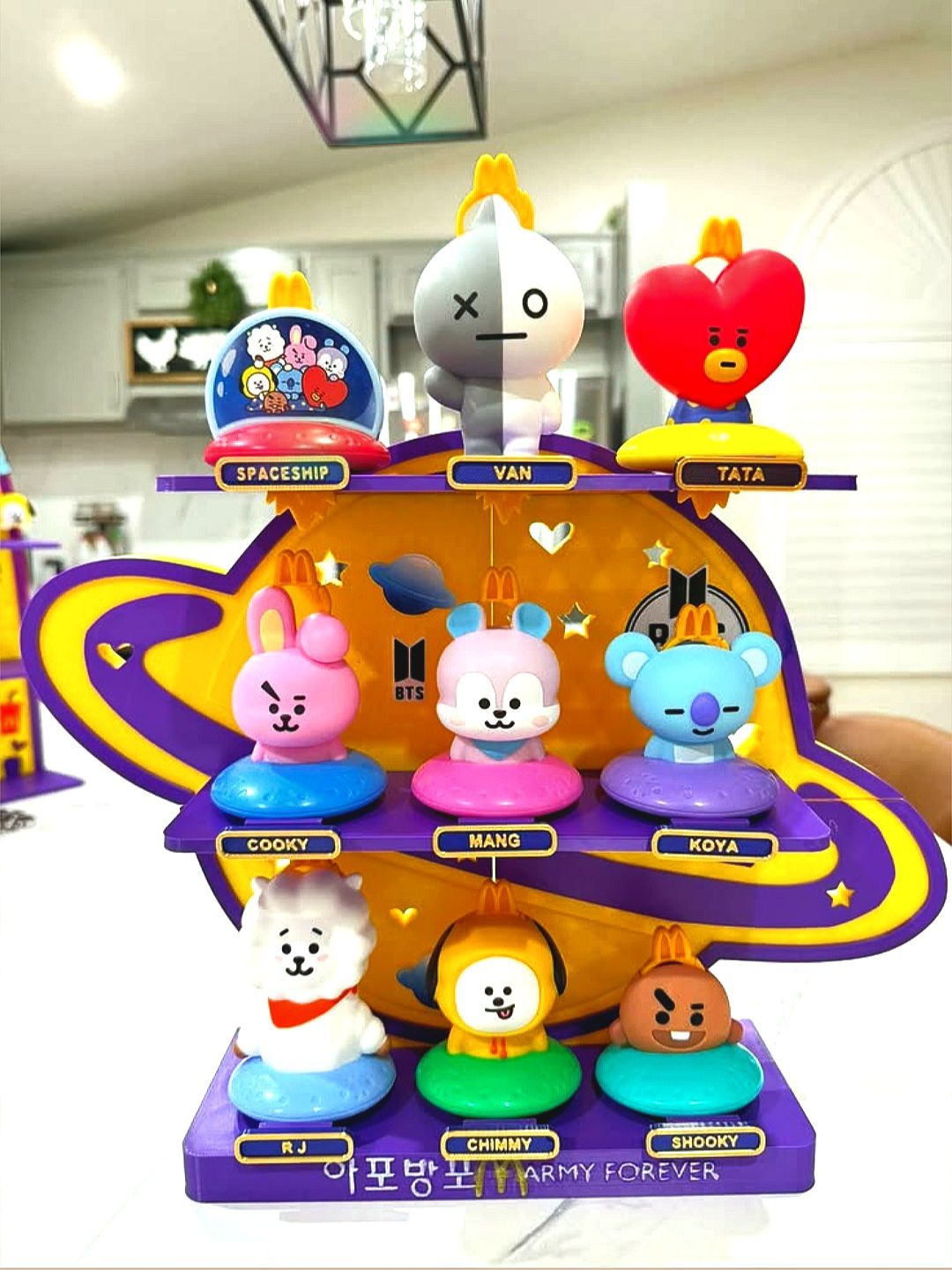 McDonald's 7種 フィギュアセット コラボ BT21