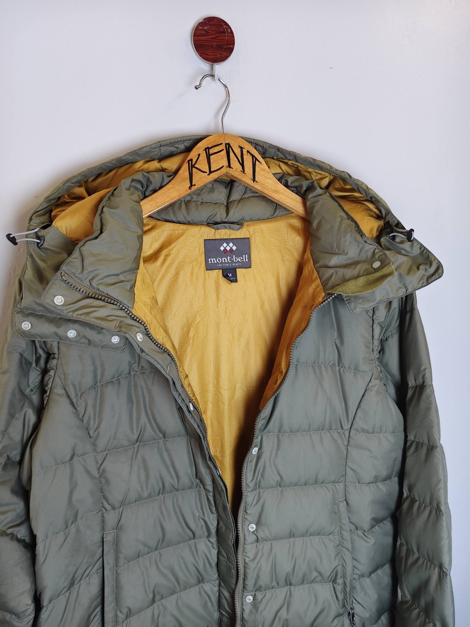 Montbell Down Jacket for Women -Detachable hood 90% Goose Down 10 