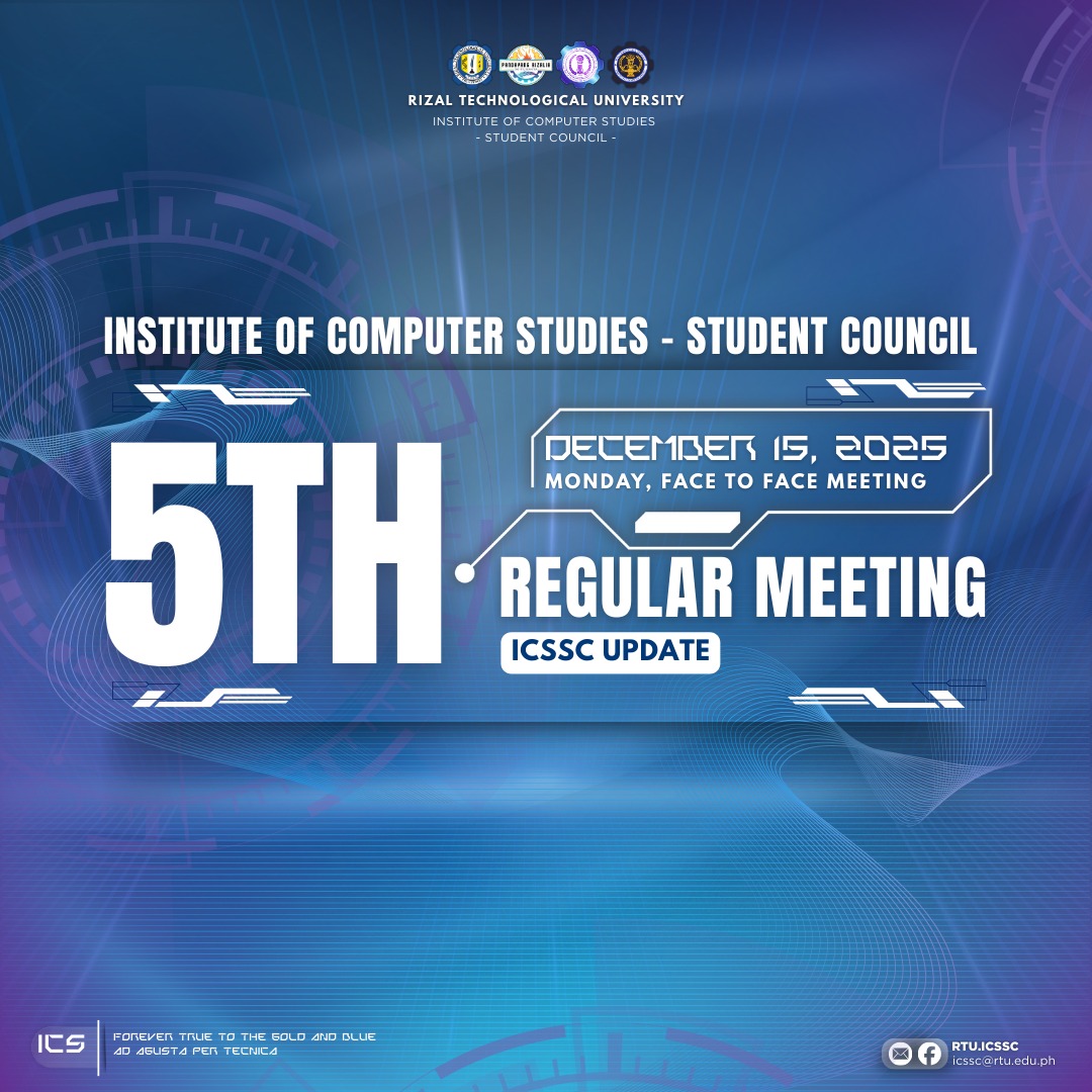 RTU - Institute of Computer Studies - Student Council | Mandaluyong