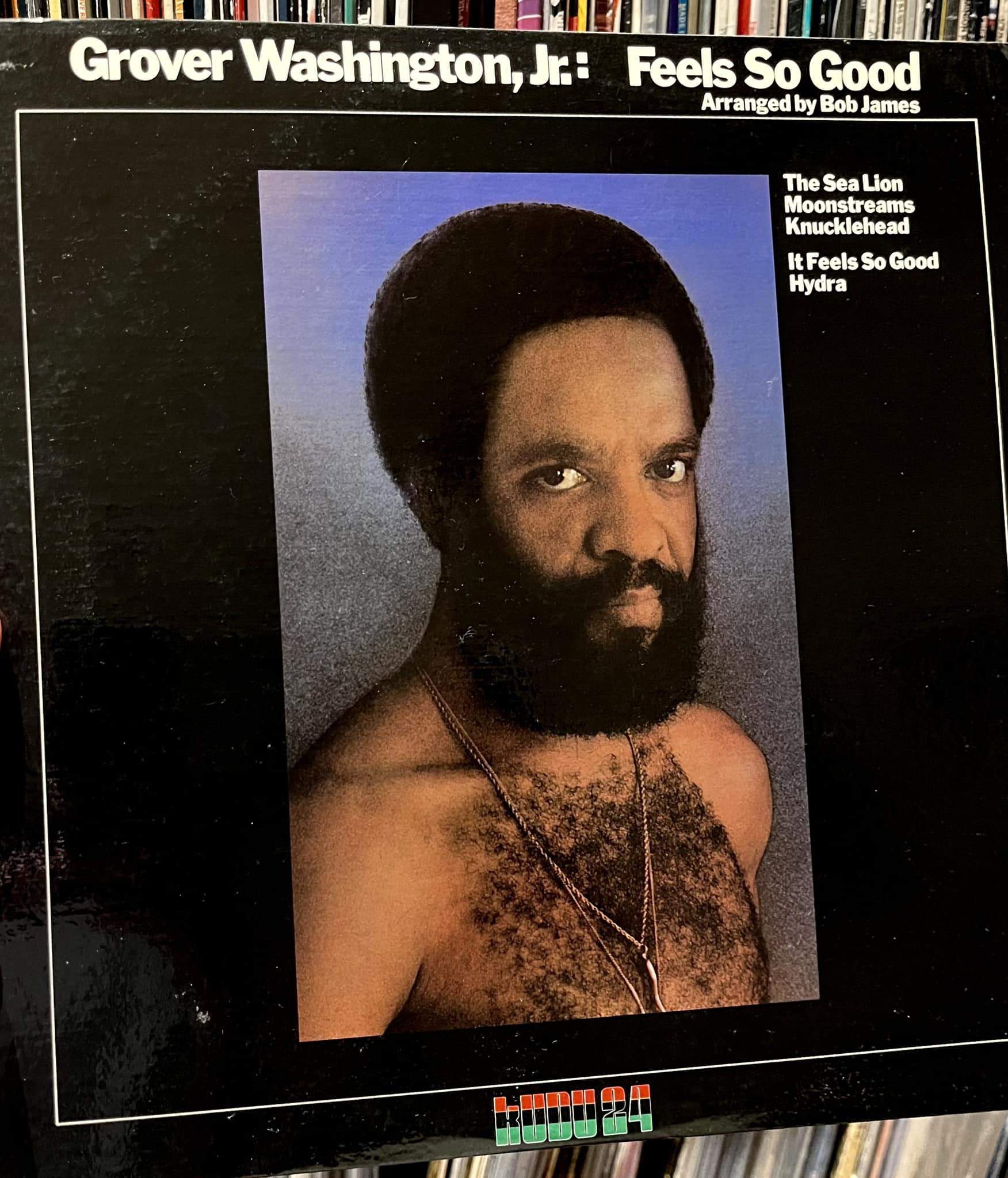 Grover Washington Jr's Inner City Blues LP on Kudu Records