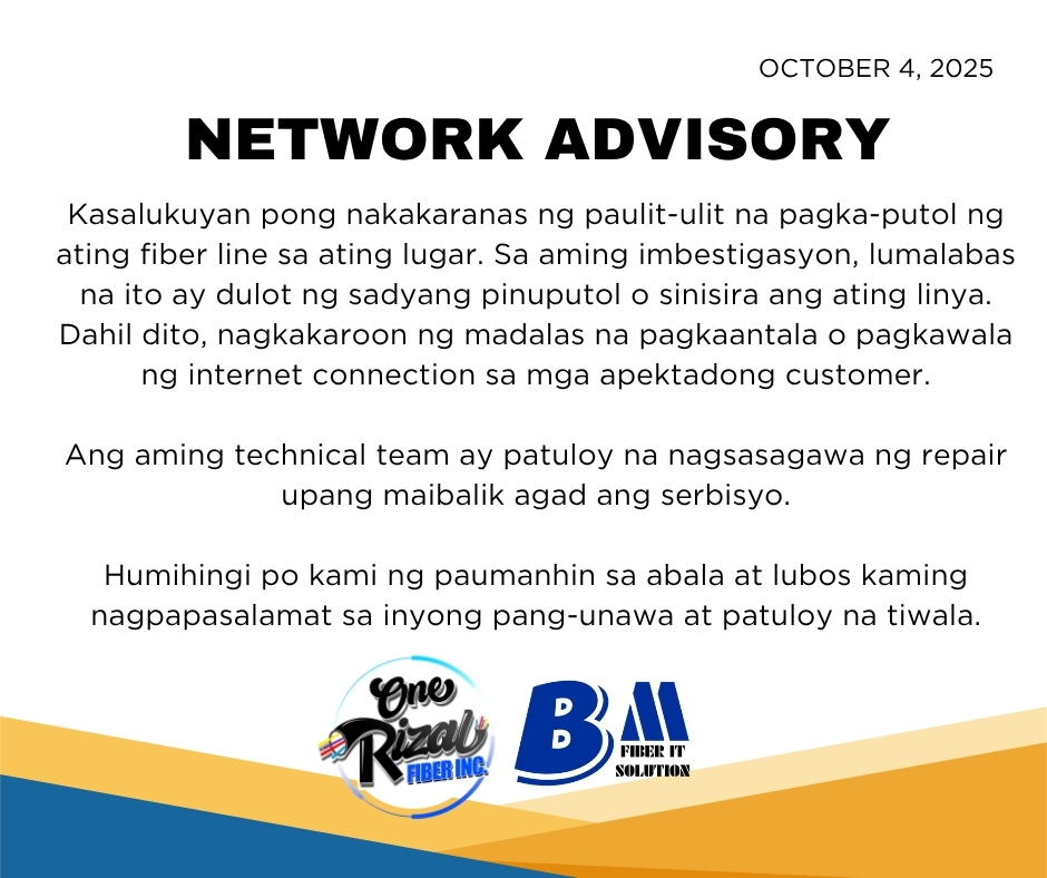 One Rizal Fiber Inc. - Maharlika Branch