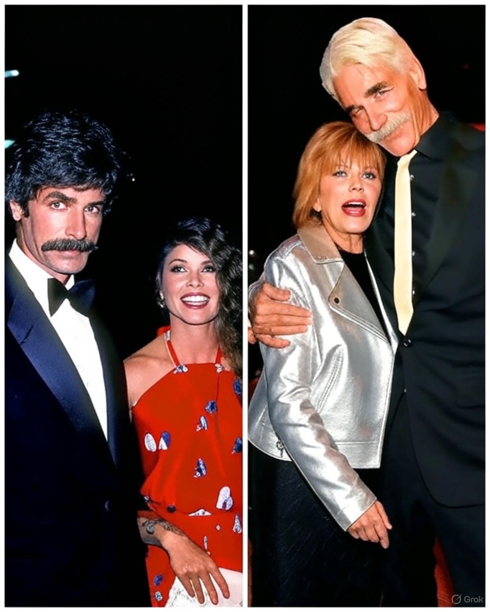 1883 sam elliott episode 1 lady in red dress and Katharine Ross prove enduring love at 81 and 86 lace a-line