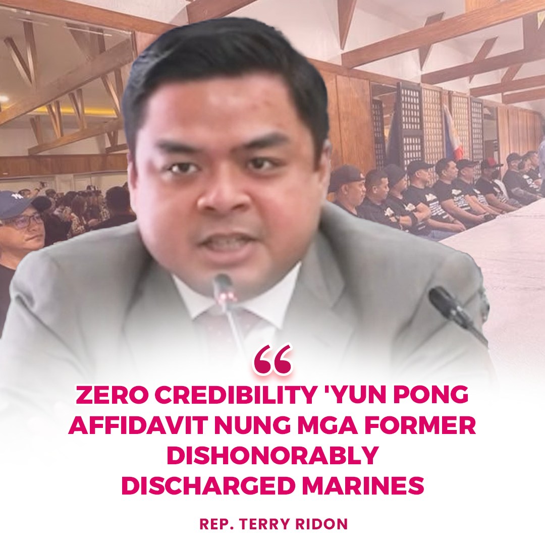 Lyrical - RIDON: ZERO CREDIBILITY ANG AFFIDAVIT NG MGA MARINES Ayon kay ...