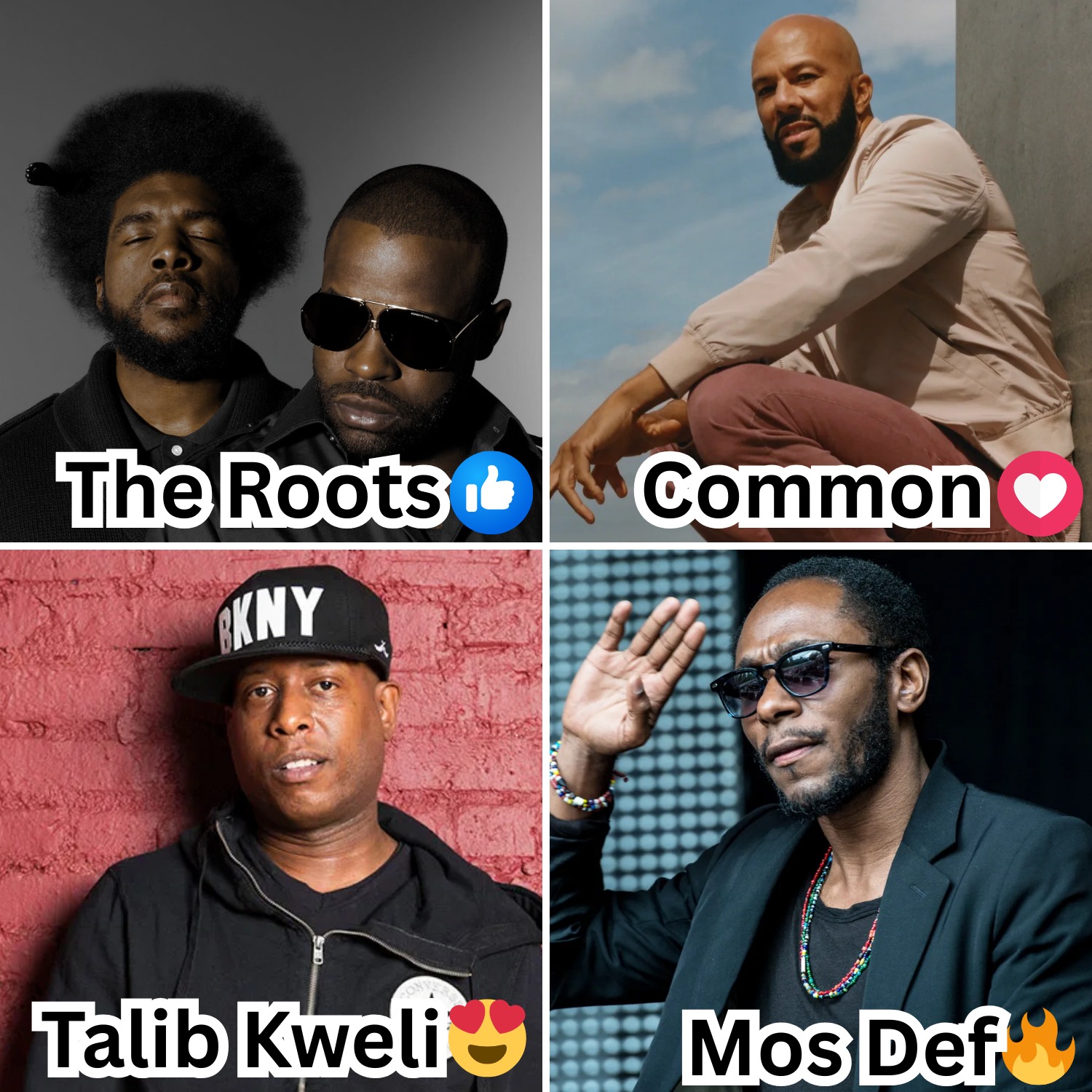 👍 **The Roots / ️ **Common / 😍 **Talib... - Timeless Hip-Hop | Facebook