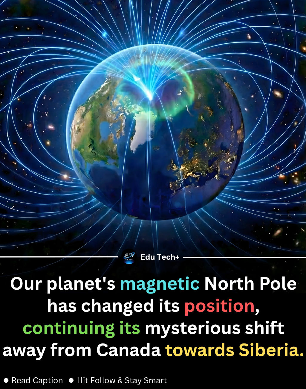 Mad Science | 🧭🌍 Earth’s Magnetic North Pole Is Shifting — Moving Away ...