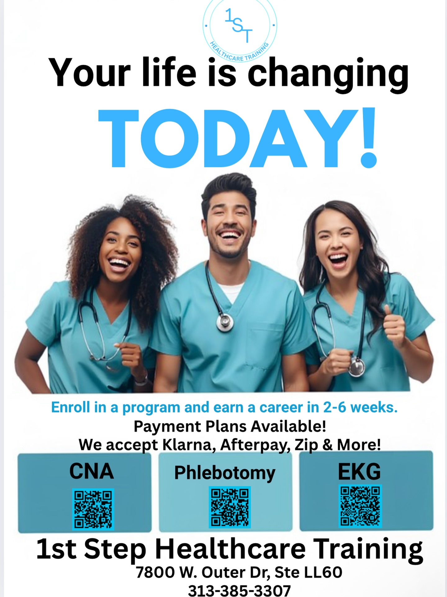 You can make a change in... - 1st Step Healthcare Training | Facebook