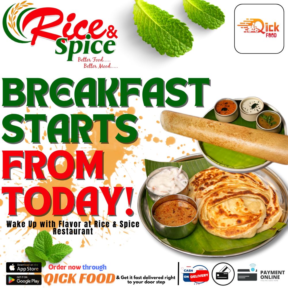 Qick Food - 🌞🍽️ TRADITIONAL JAFFNA BREAKFAST STARTS FROM... | Facebook