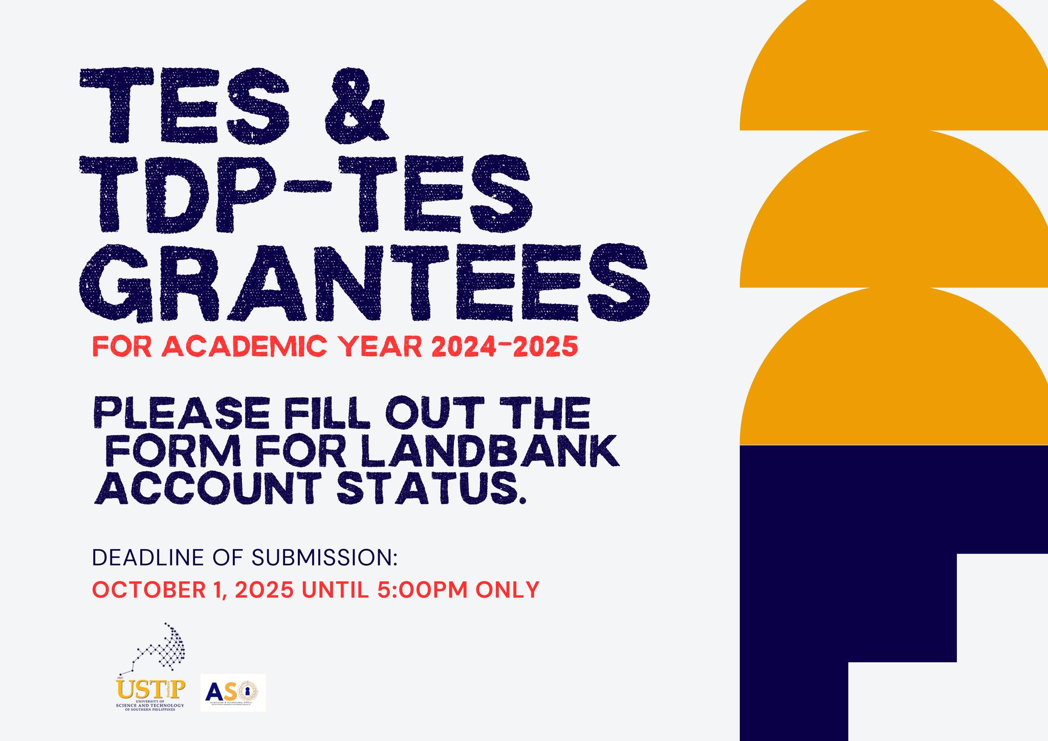 USTP Jasaan-TES and Tdp-TES Grantees | Jasaan