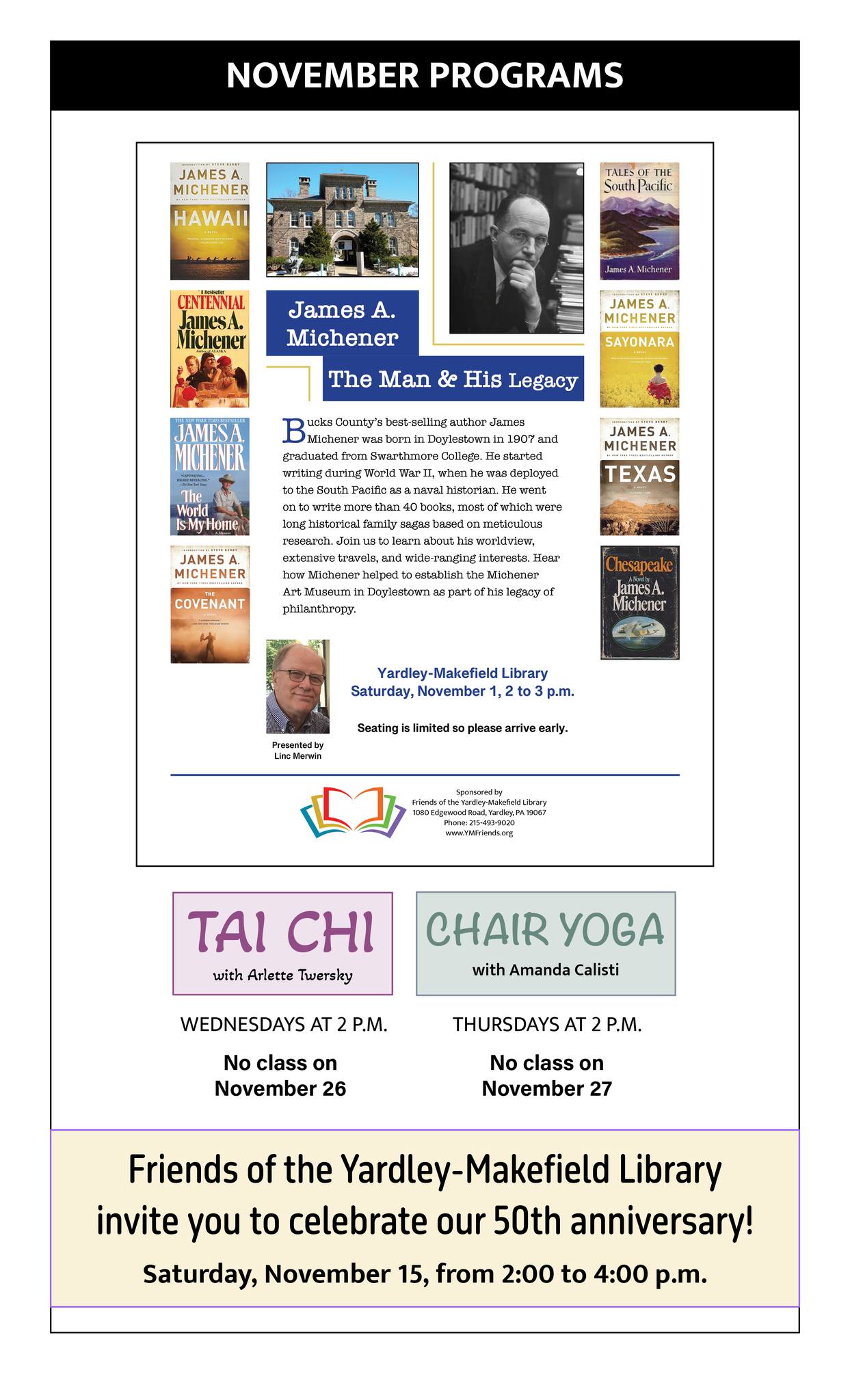 Friends of Yardley-Makefield Library | Yardley PA