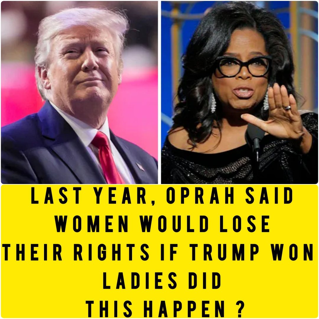 Pala - Last Year, Oprah Warned Women Could Lose Their Rights if Trump ...