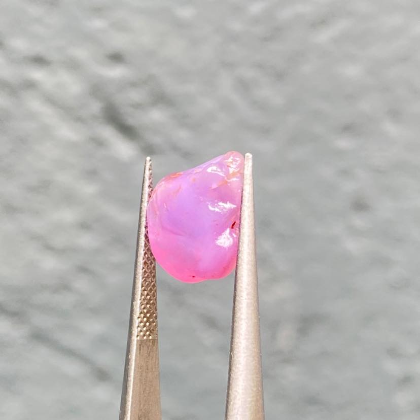 Saphir Rose Clair De 17,10 Ct - Taille Octogonale - Qualité IF - Brésil - Magnifique !
