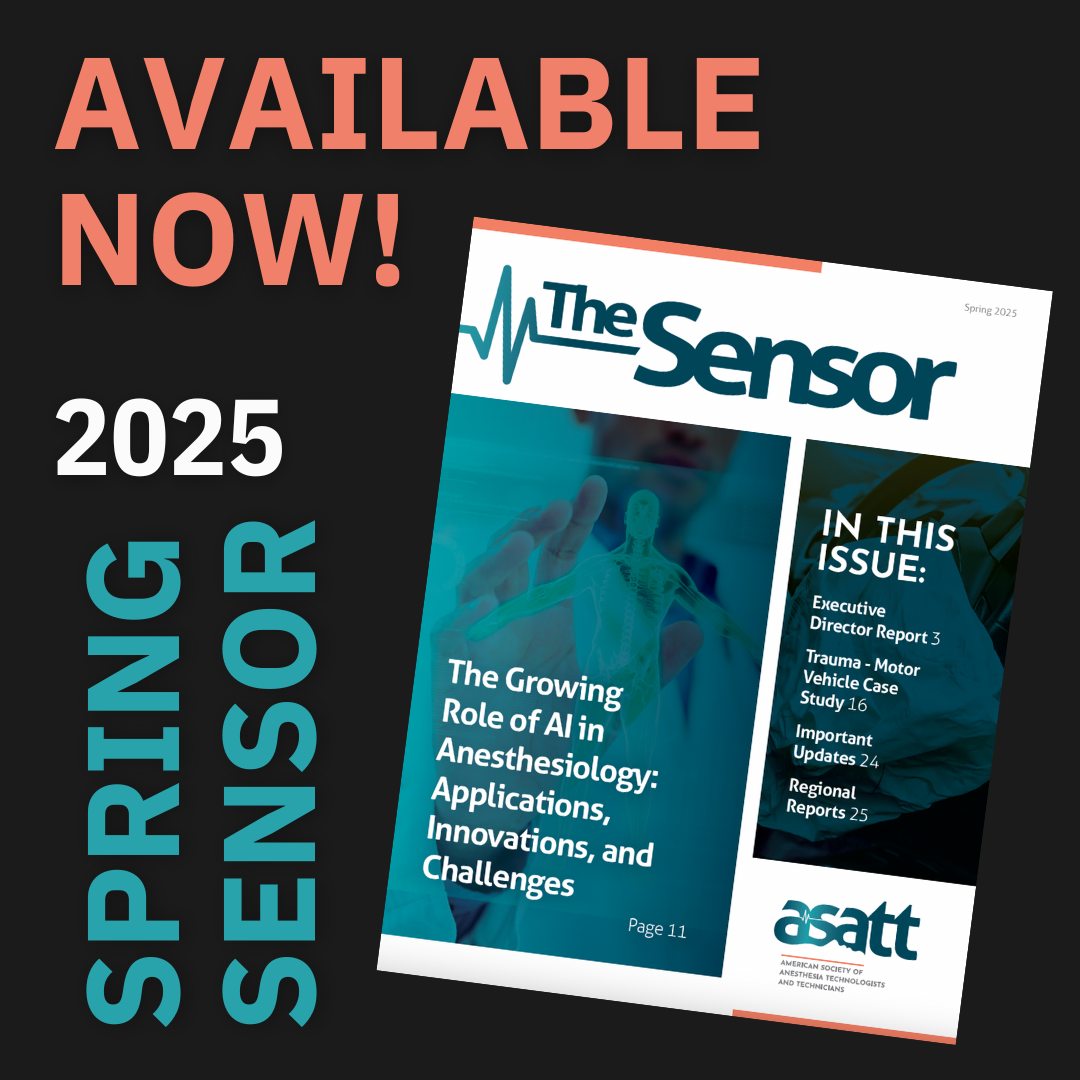 American - Exciting News! The 2025 Spring Issue of the ASATT Sensor is ...