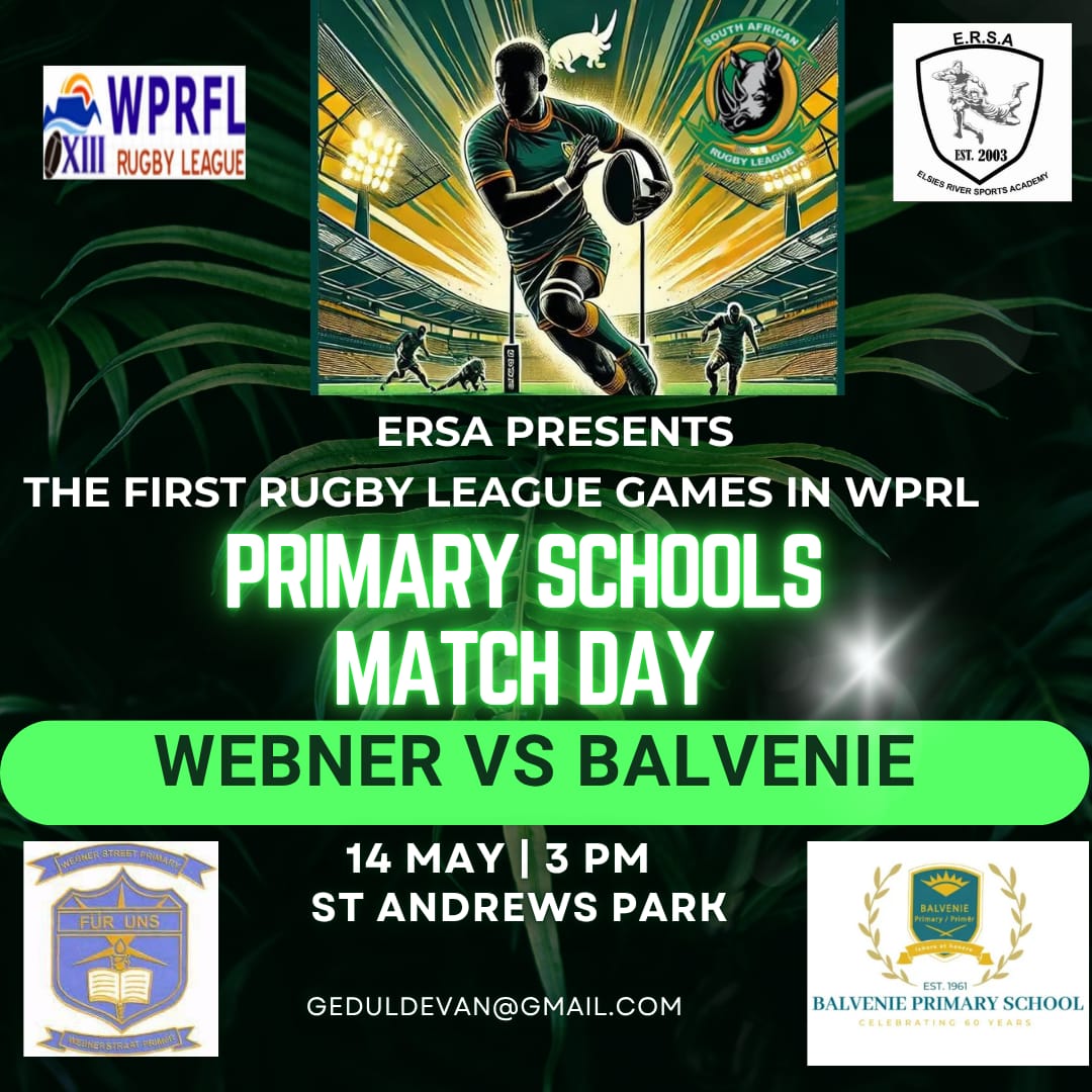 🏉 HISTORIC MATCH DAY! 🏉 ERSA... - South African Rugby League | Facebook