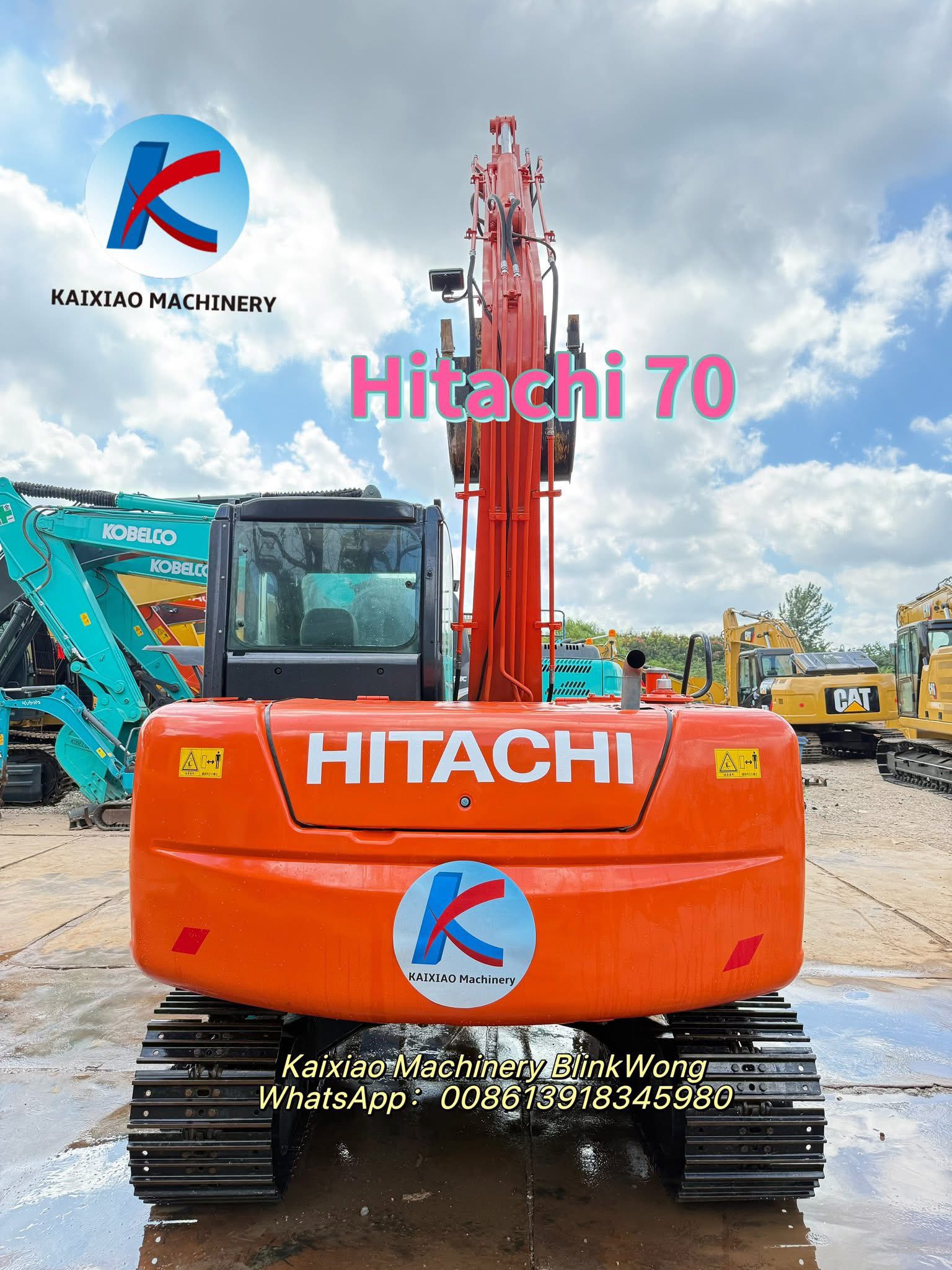 Hitachi zx70 excavator for sale