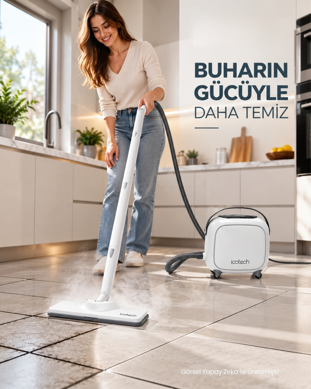 Icotech HR95 Sınırsız Atım Safir Buz Başlıklı UV Dezenfekte Cilt