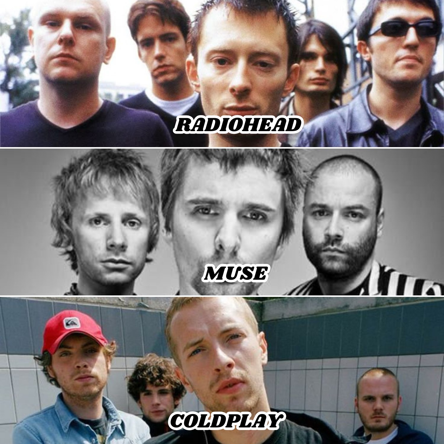 Are Coldplay and Radiohead easily distinguishable?