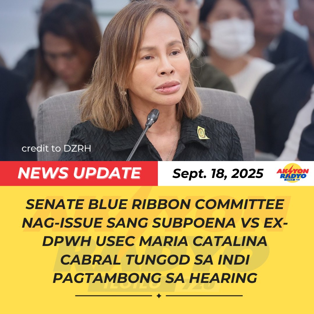 SENATE BLUE RIBON COMMITTEE... - Aksyon Radyo Iloilo | Facebook