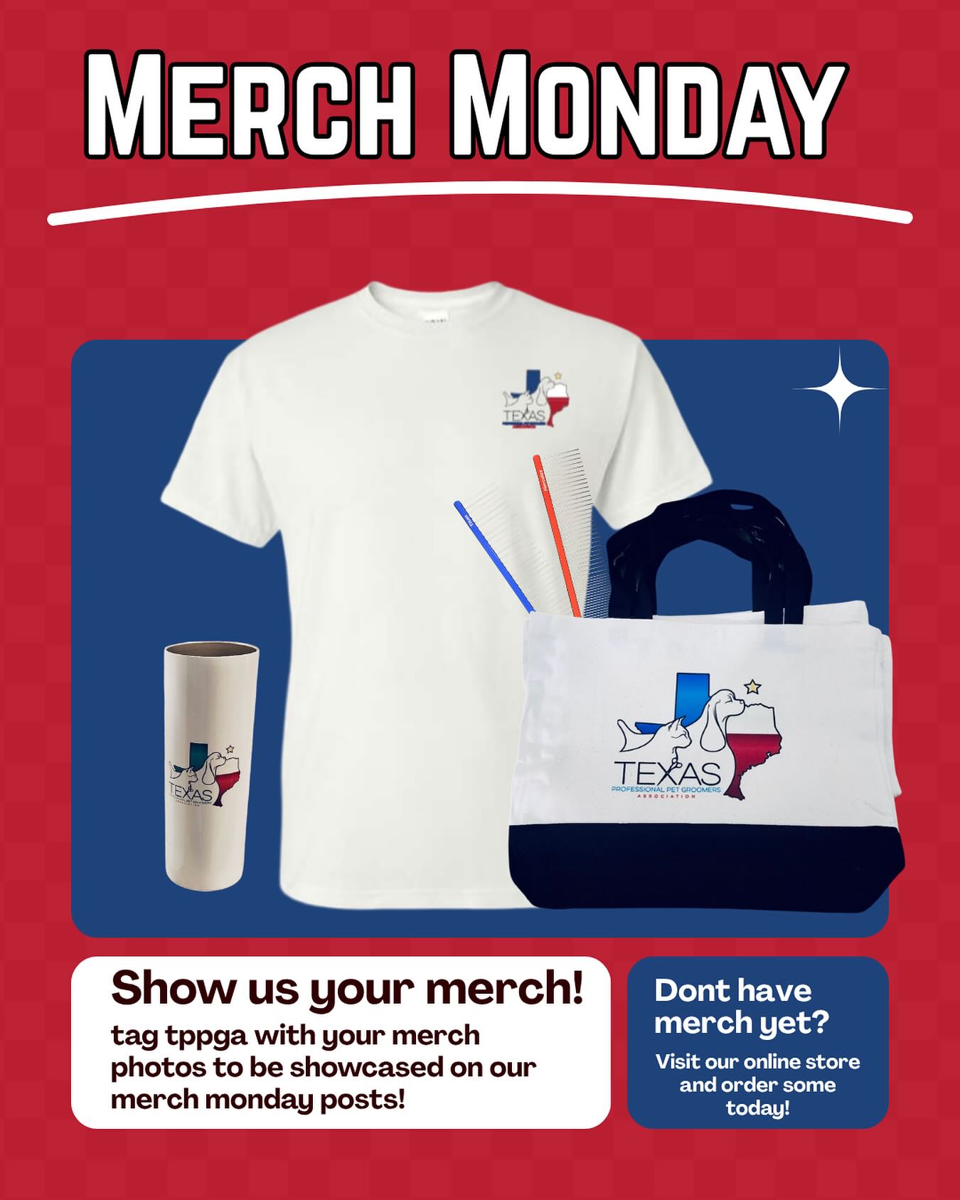 Texas - Merch Monday Reminder! We love seeing our members and ...