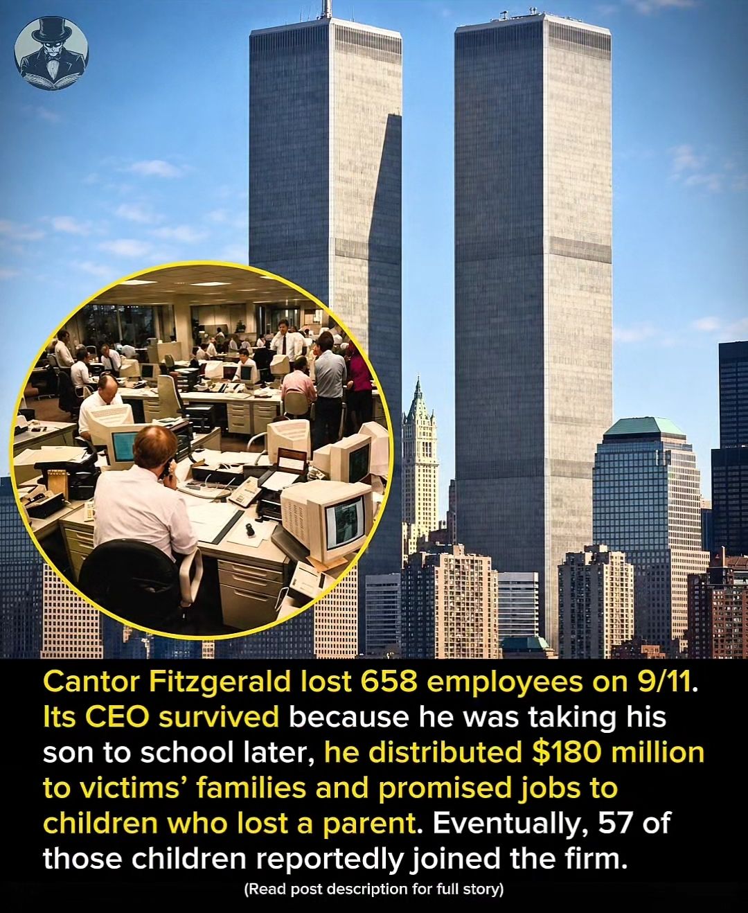 Cantor Fitzgerald losses on 9/11