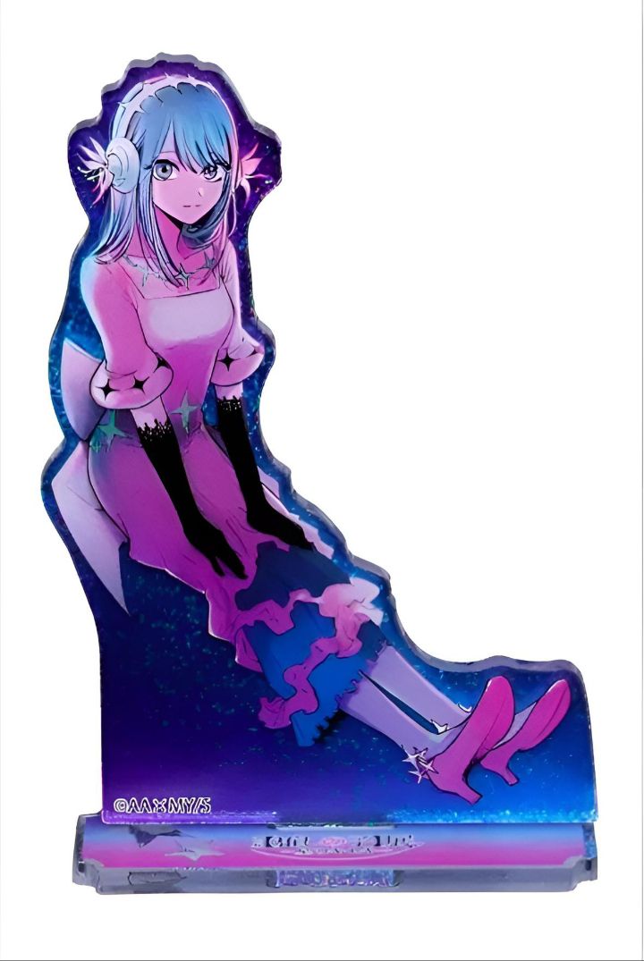 Akane pictured in a snack packaging, part 2 - monochrome version