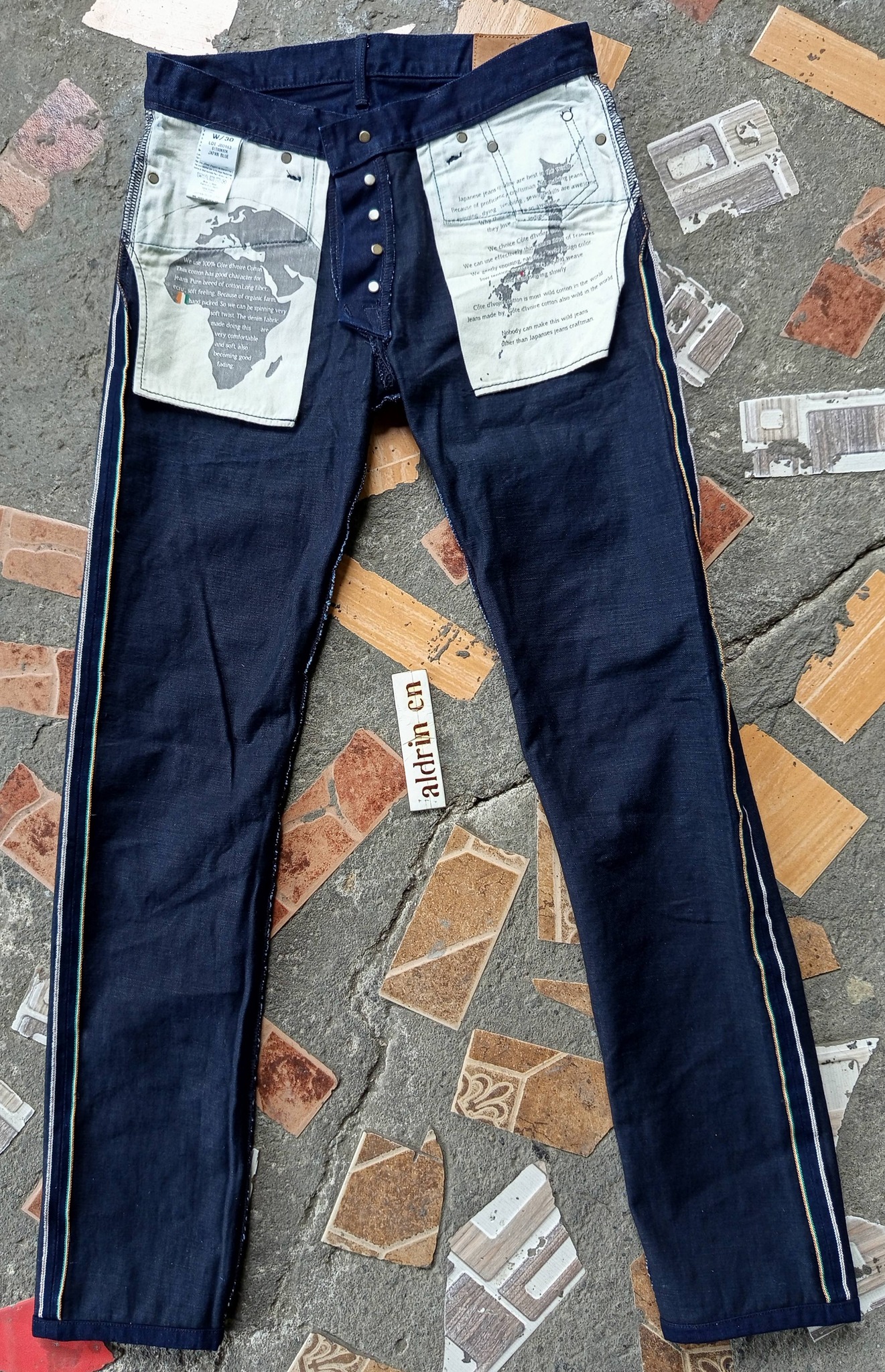 Samurai Jeans S511AX “Ai-Plus” 18oz Natural Indigo Slim Tapered 