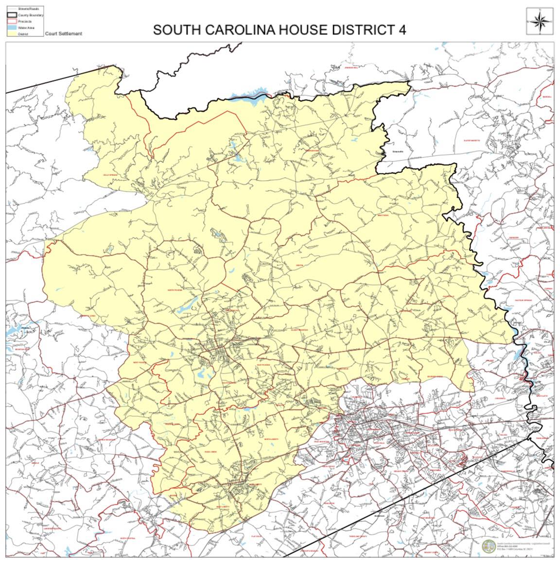 Here is a map of State House... - Clay Counts for SC House | Facebook