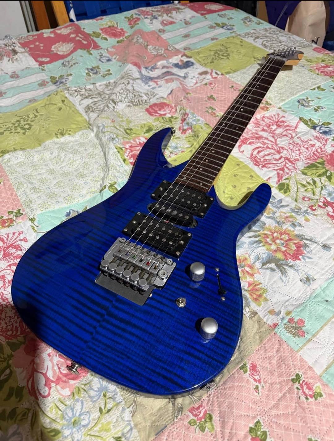 What's the Aria Mac 40 guitar with Floyd Rose like?
