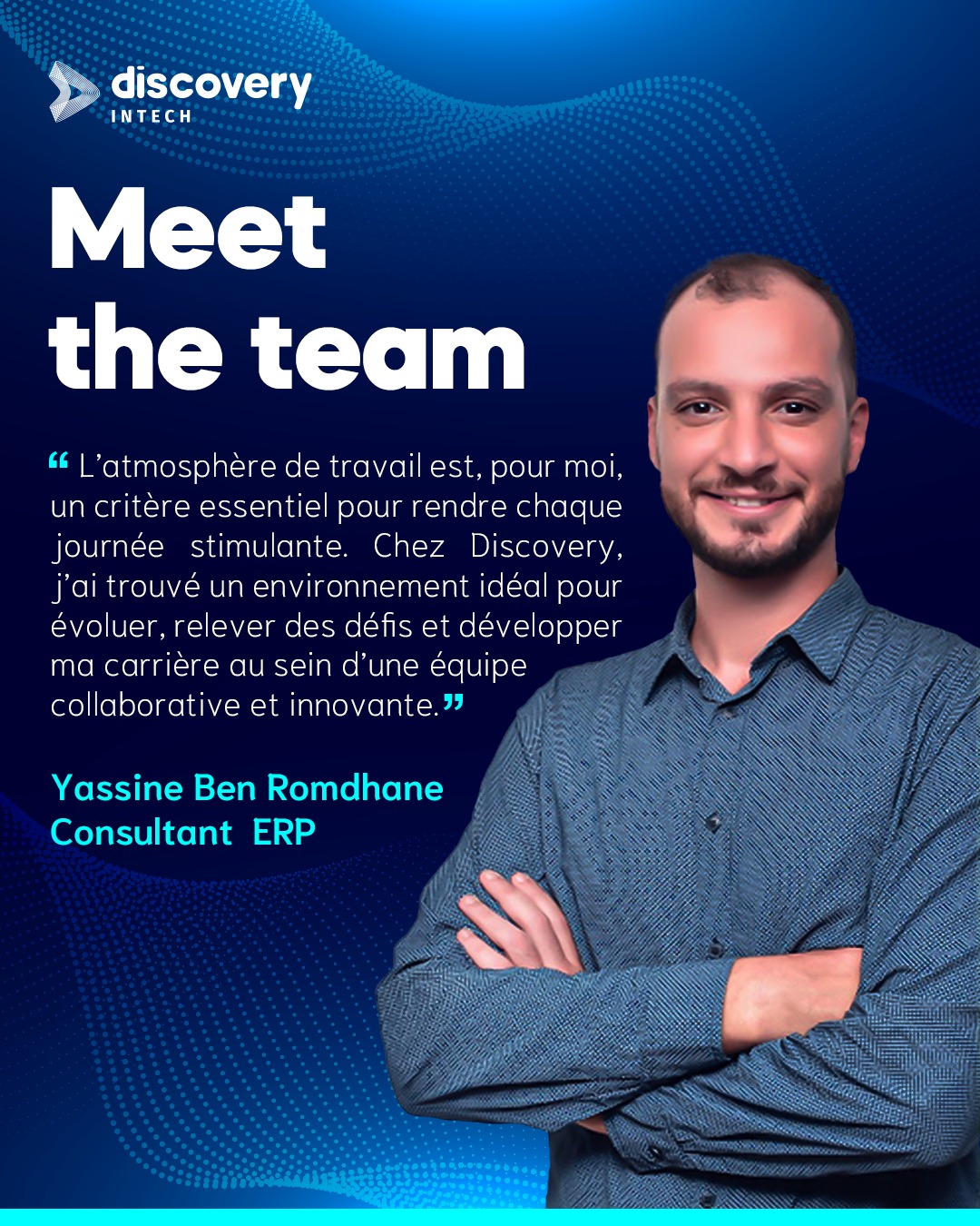 Discovery - [#MeetTheTeam] Aujourd’hui, c’est Yassine Ben Romdhan ...