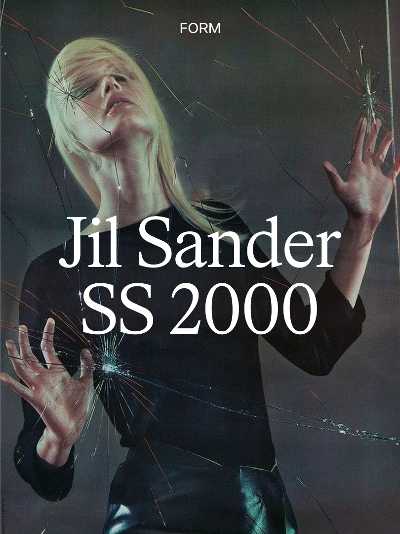 Photographed by Mario Sorrenti for Jil Sander Spring/Summer 2000