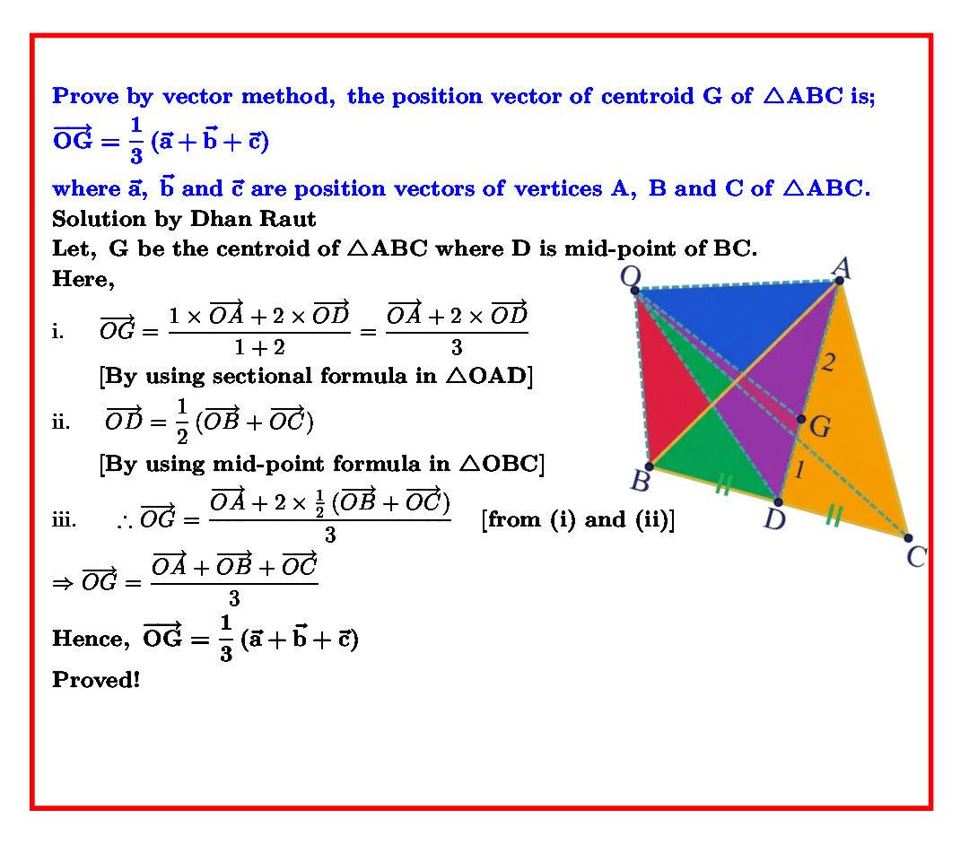 For SEE 2082: Vector theorem proofs very important. It's an old
