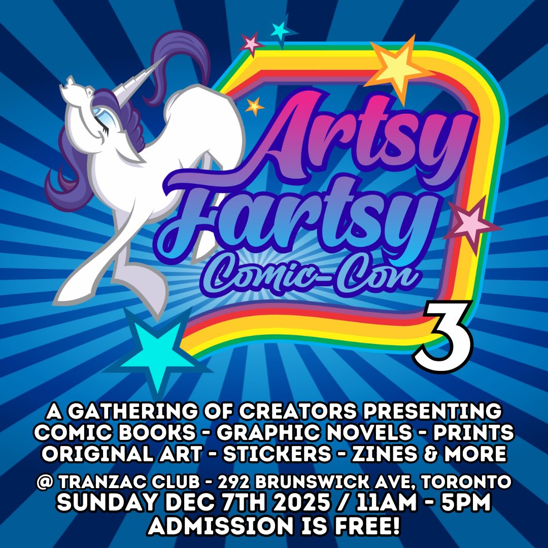 Artsy Fartsy Comic Con | Toronto ON
