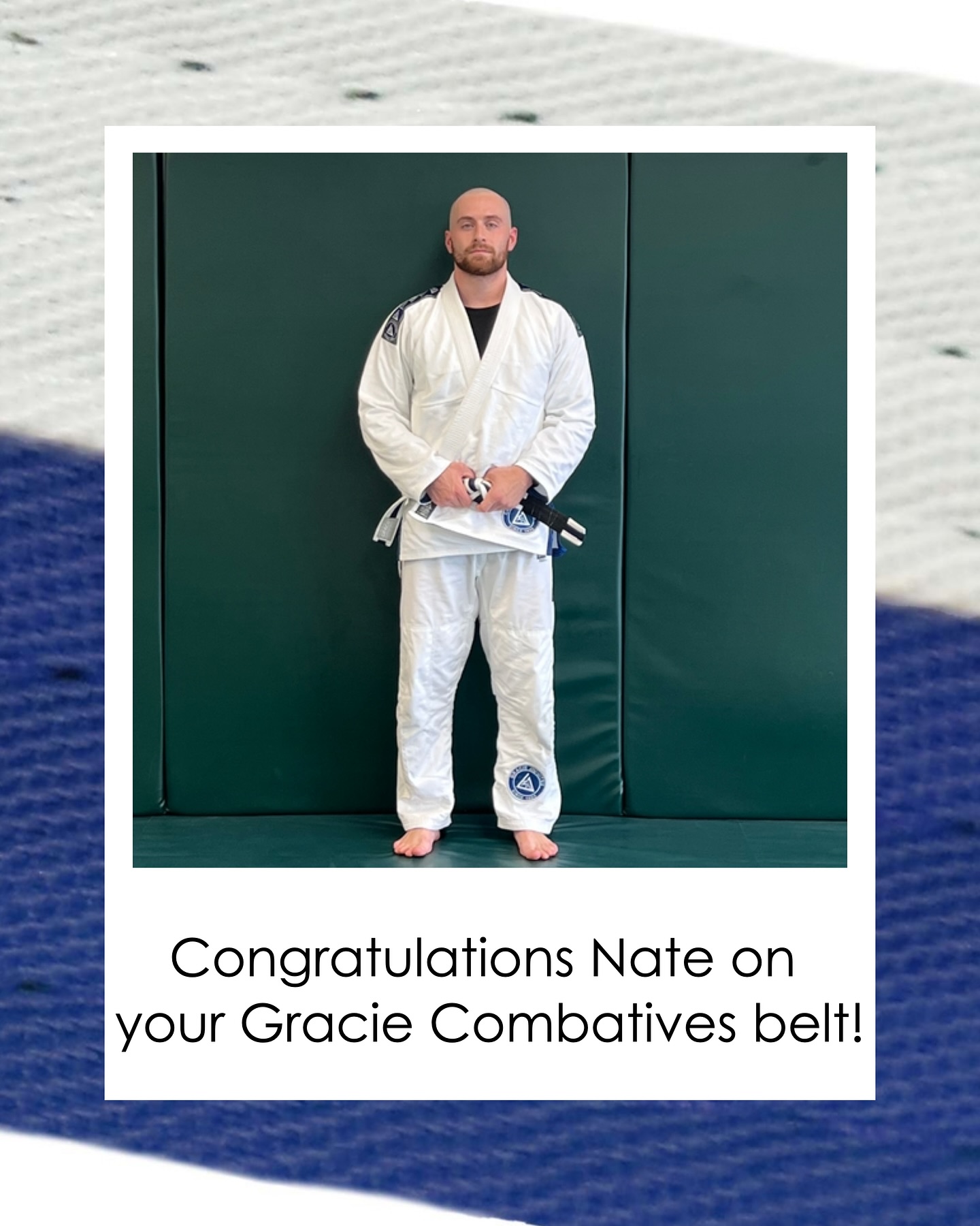 Gracie - 🔥🥋 Way to go, Nate! 🥋🔥 Nate just earned his Combatives® belt ...