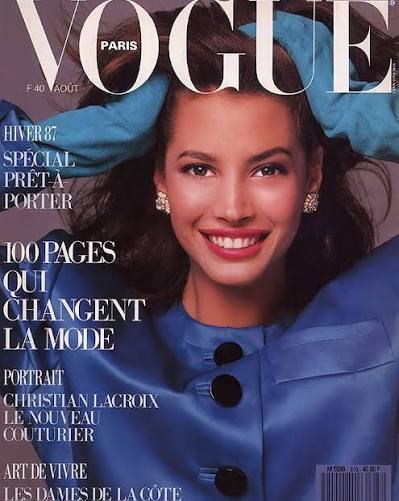 Christy Turlington's 1993 Vogue Italia editorial