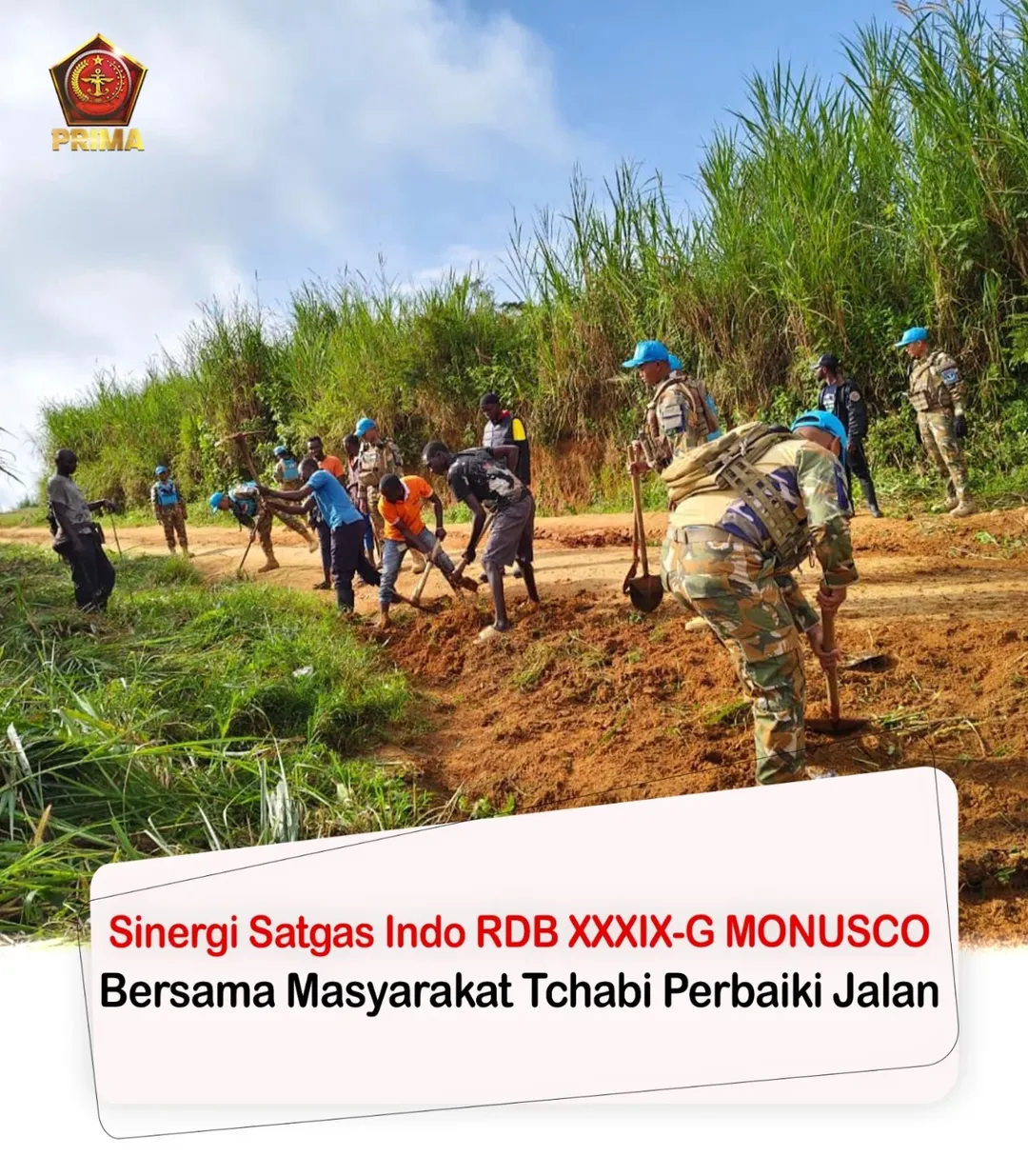 Sinergi Satgas Indo RDB XXXIX-G... - Pusat Penerangan TNI | Facebook