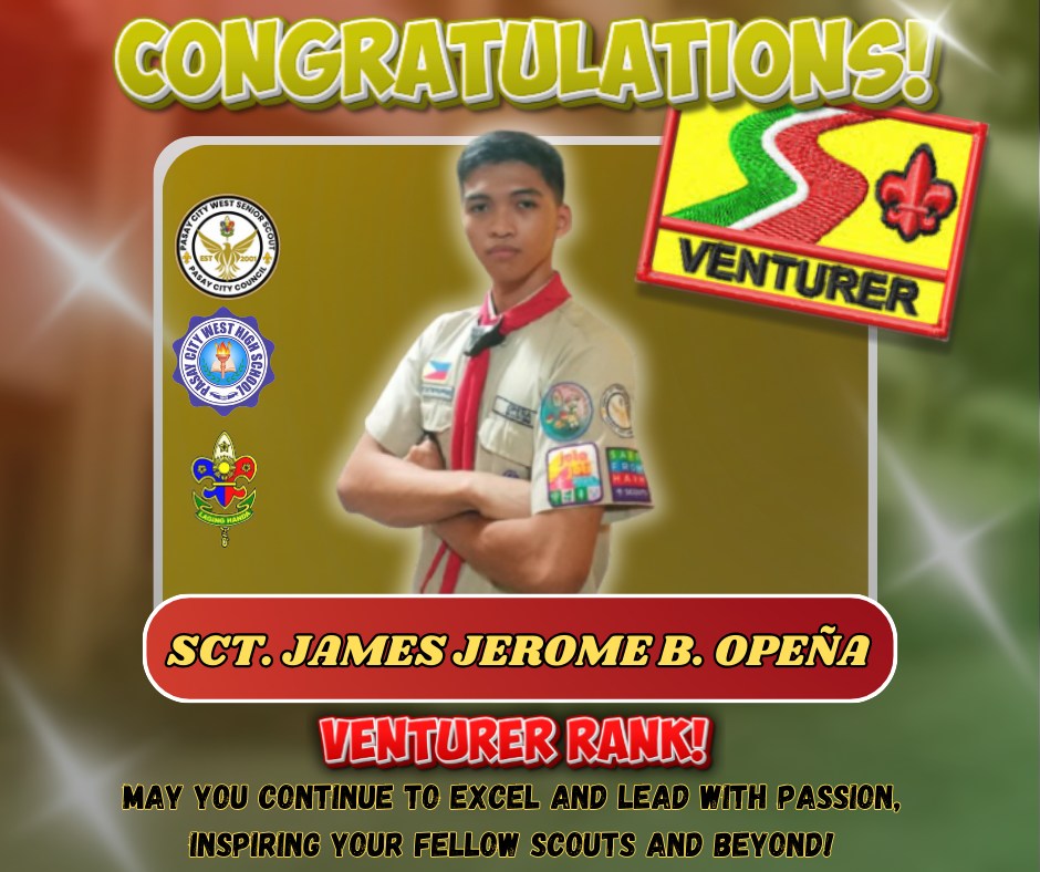 Pasay City... - Pasay City West High School Scouting Movement