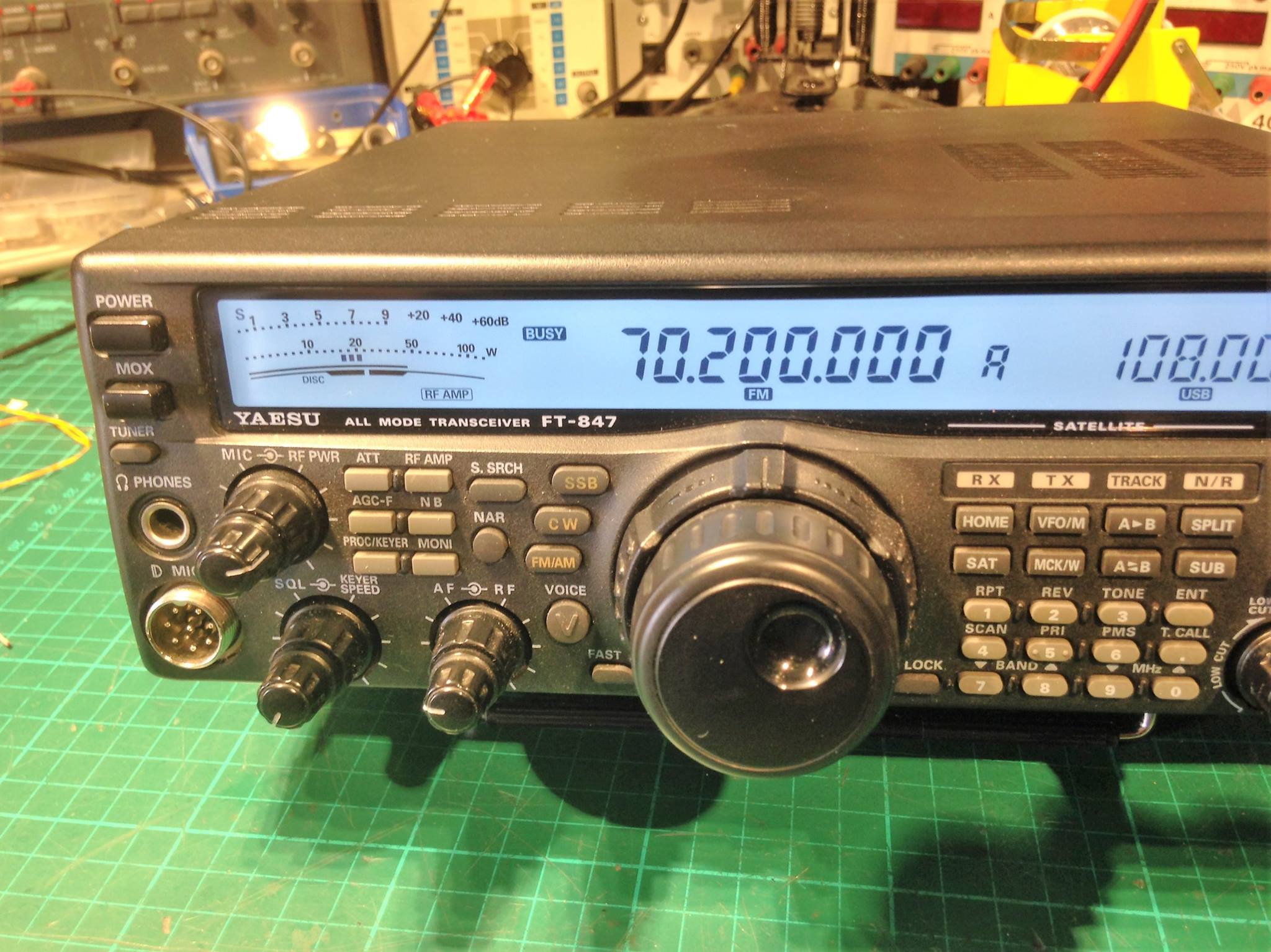 Another Yaesu FT-847 Sent into The Shack for a set of diodes and a