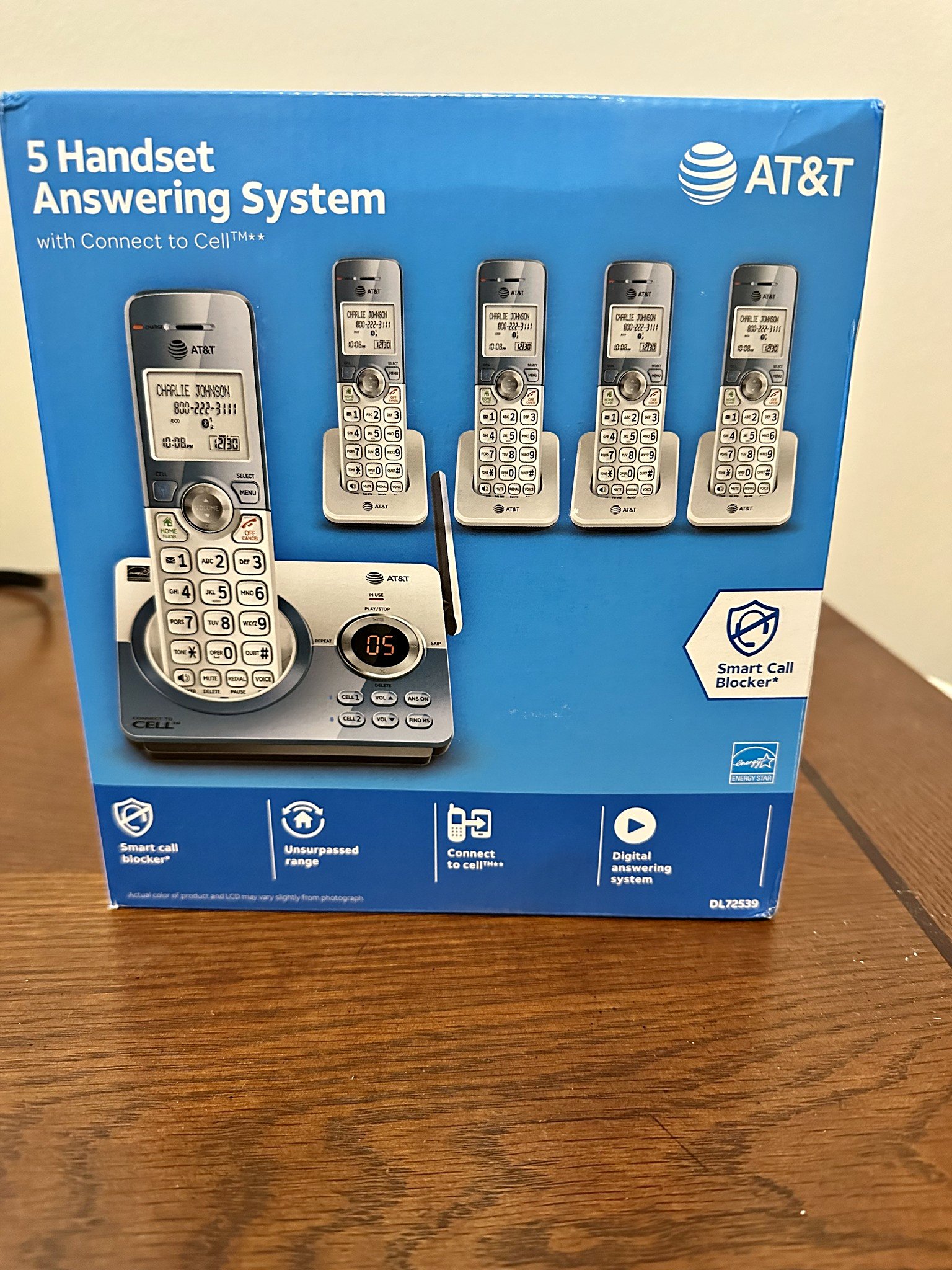 BRAND NEW AT&T 5-Handset Cordless Phone System (Sealed Box ...