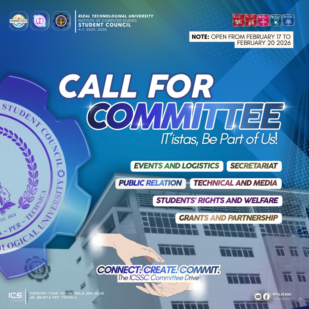 RTU - Institute of Computer Studies - Student Council | Mandaluyong
