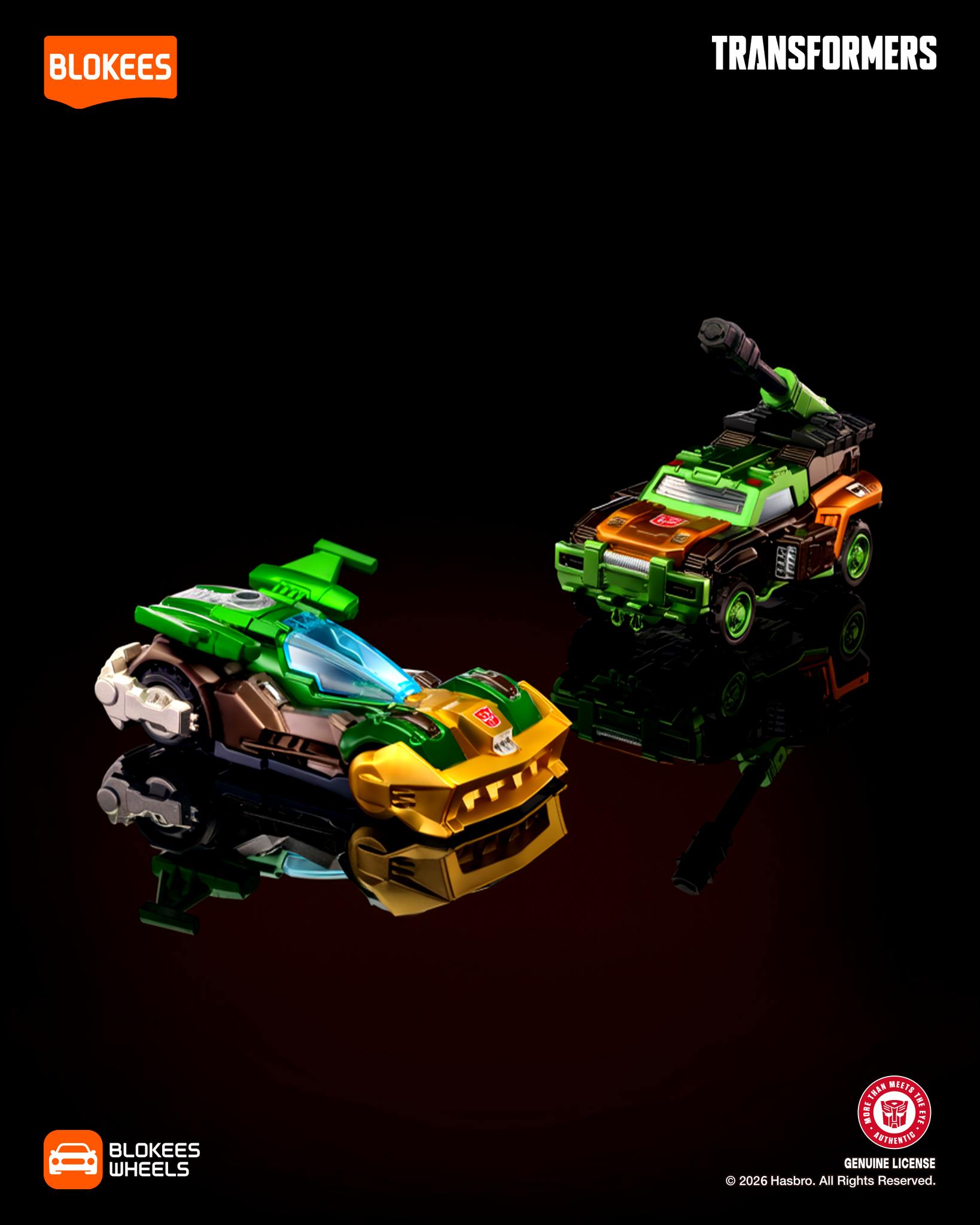 BLOKEES WHEELS TRANSFORMERS C02 Wreck & Rule is here! The road 