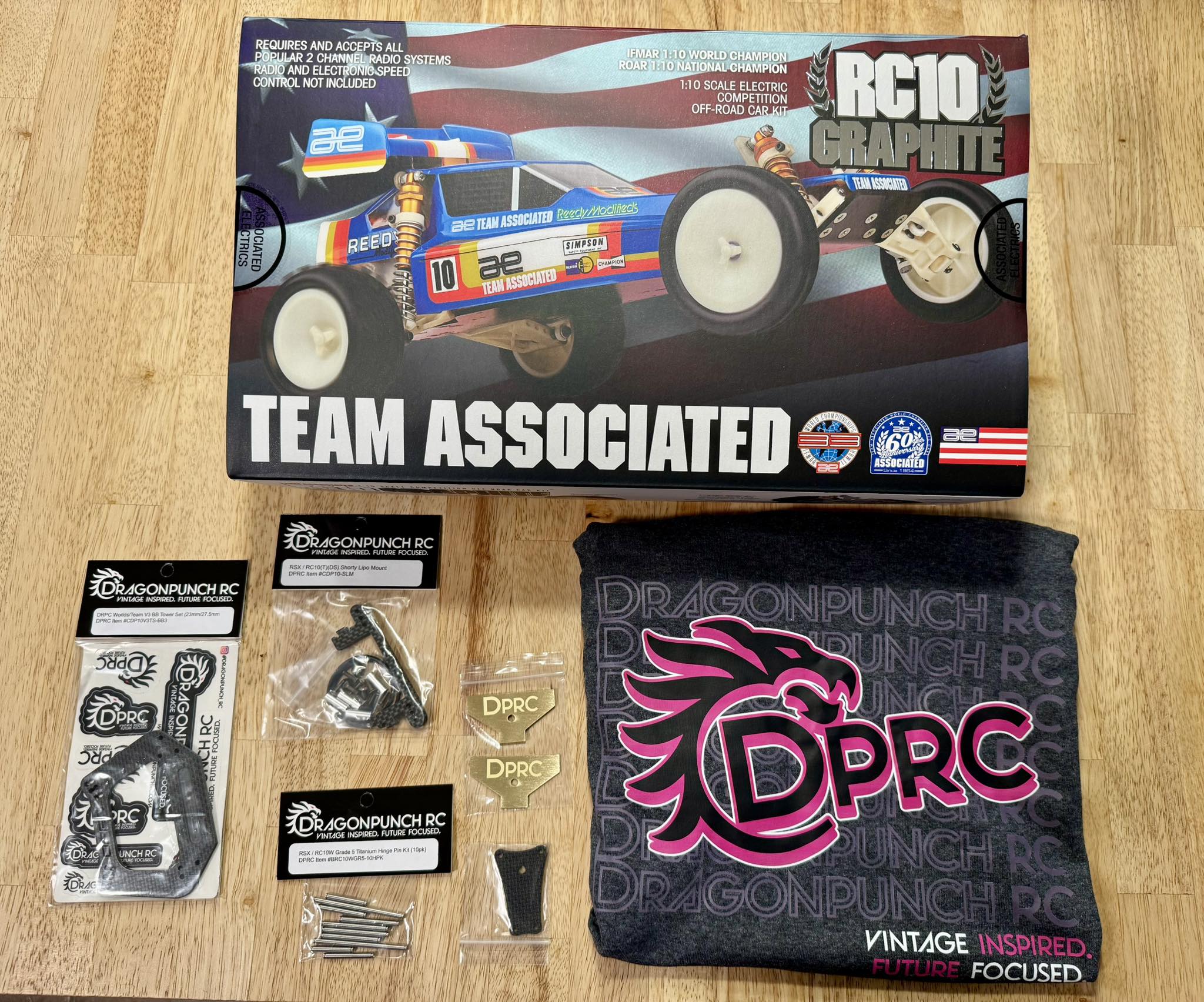 Sales Guy Michael Wortel is getting ready for the Team Associated