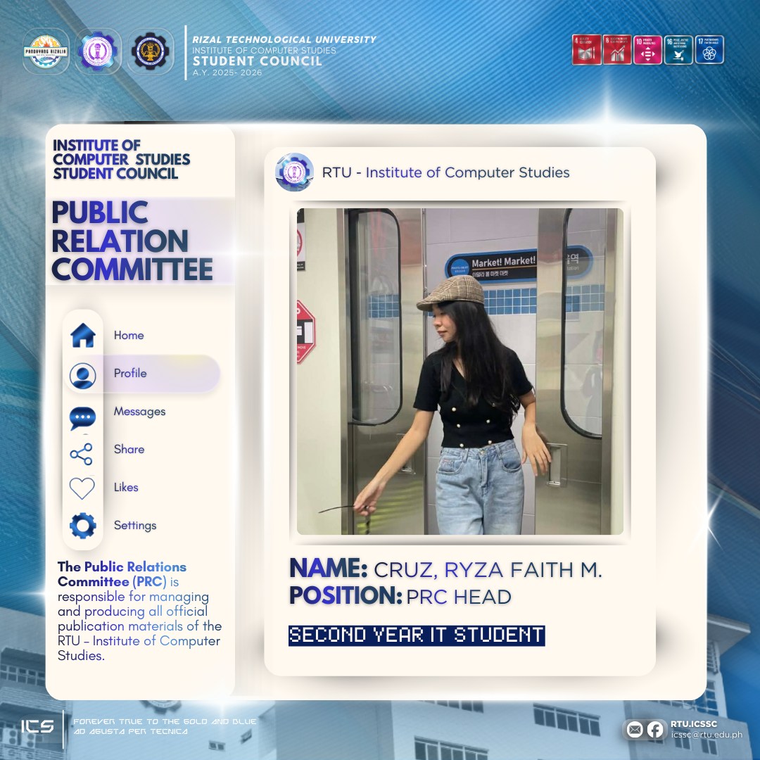 RTU... - RTU - Institute of Computer Studies - Student Council