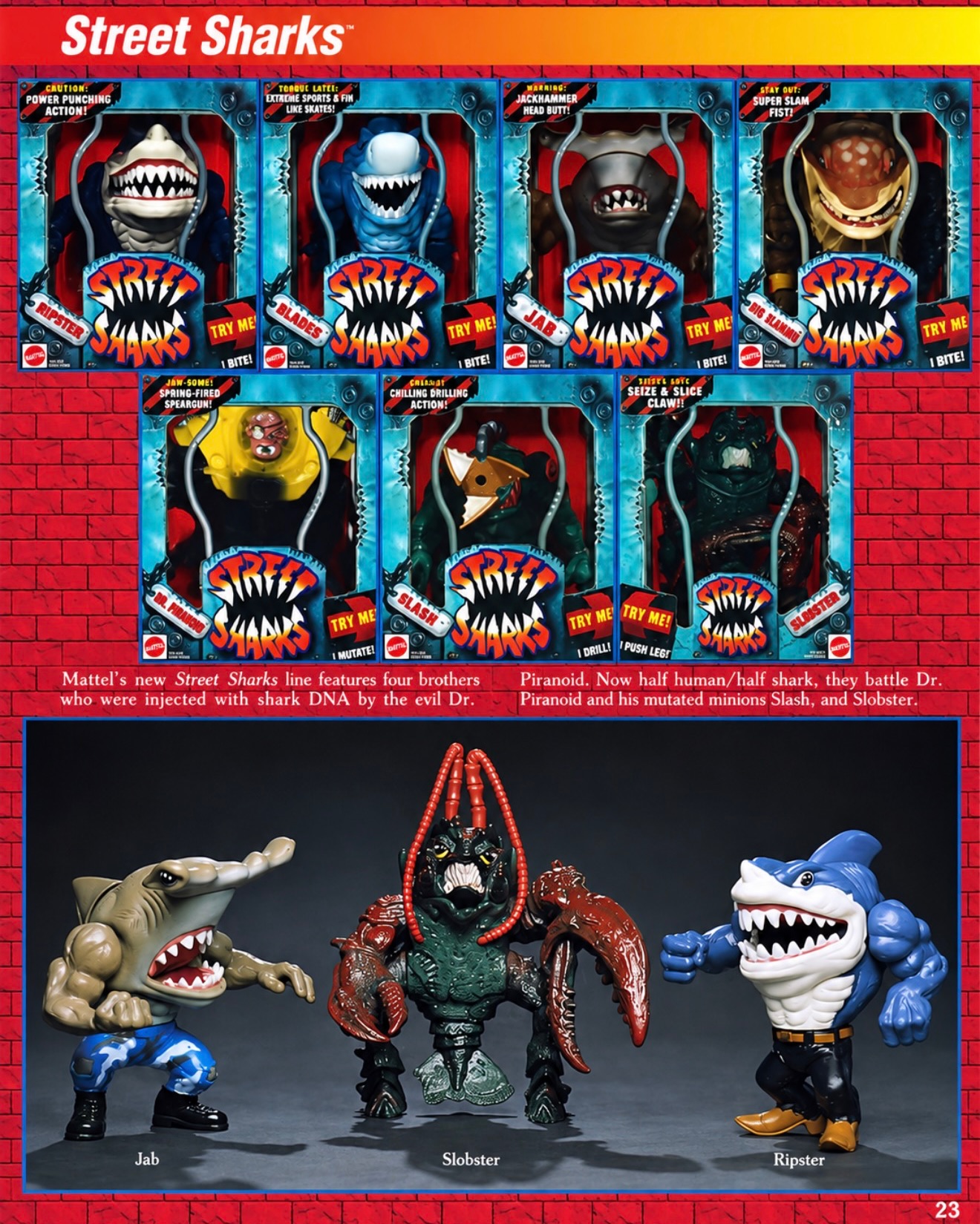On this day in 1994, Street Sharks brought us Ripster, Jab, Streex