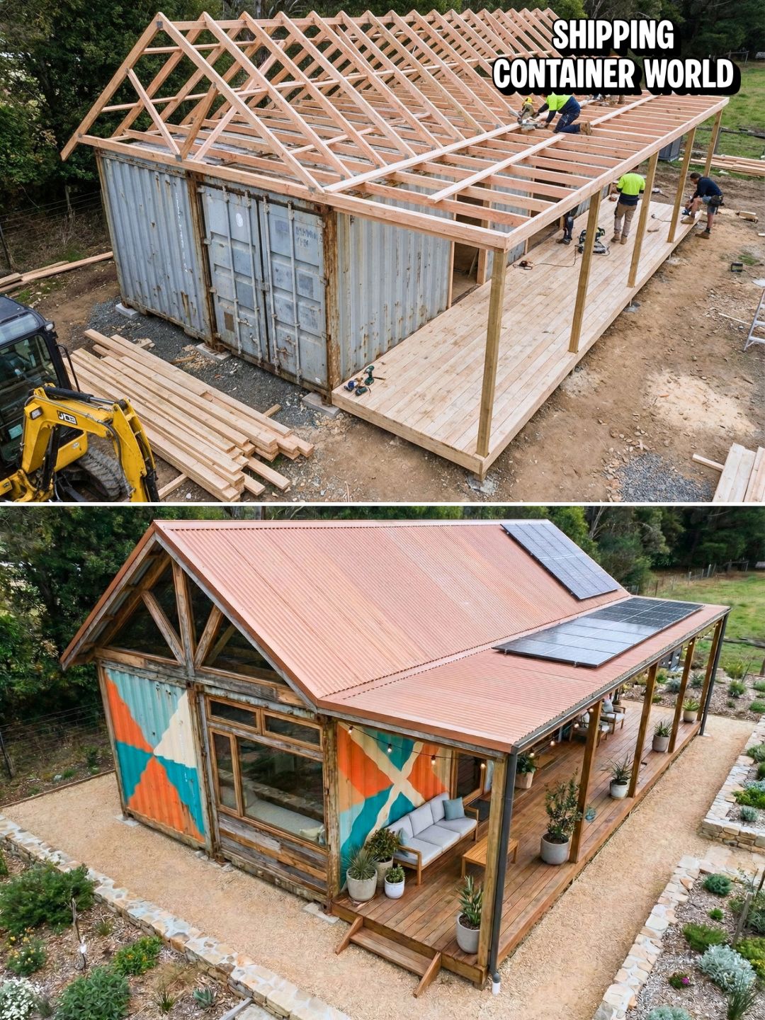 Shipping - They Put A Giant Roof Over Two Steel Boxes and Created Off ...