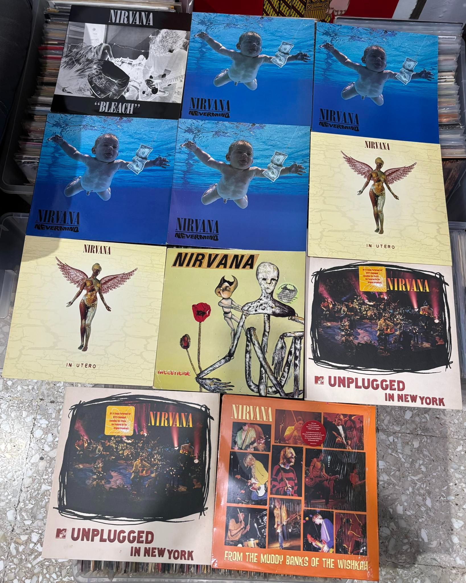 Rare uk tupelo pressing of nirvana's bleach album
