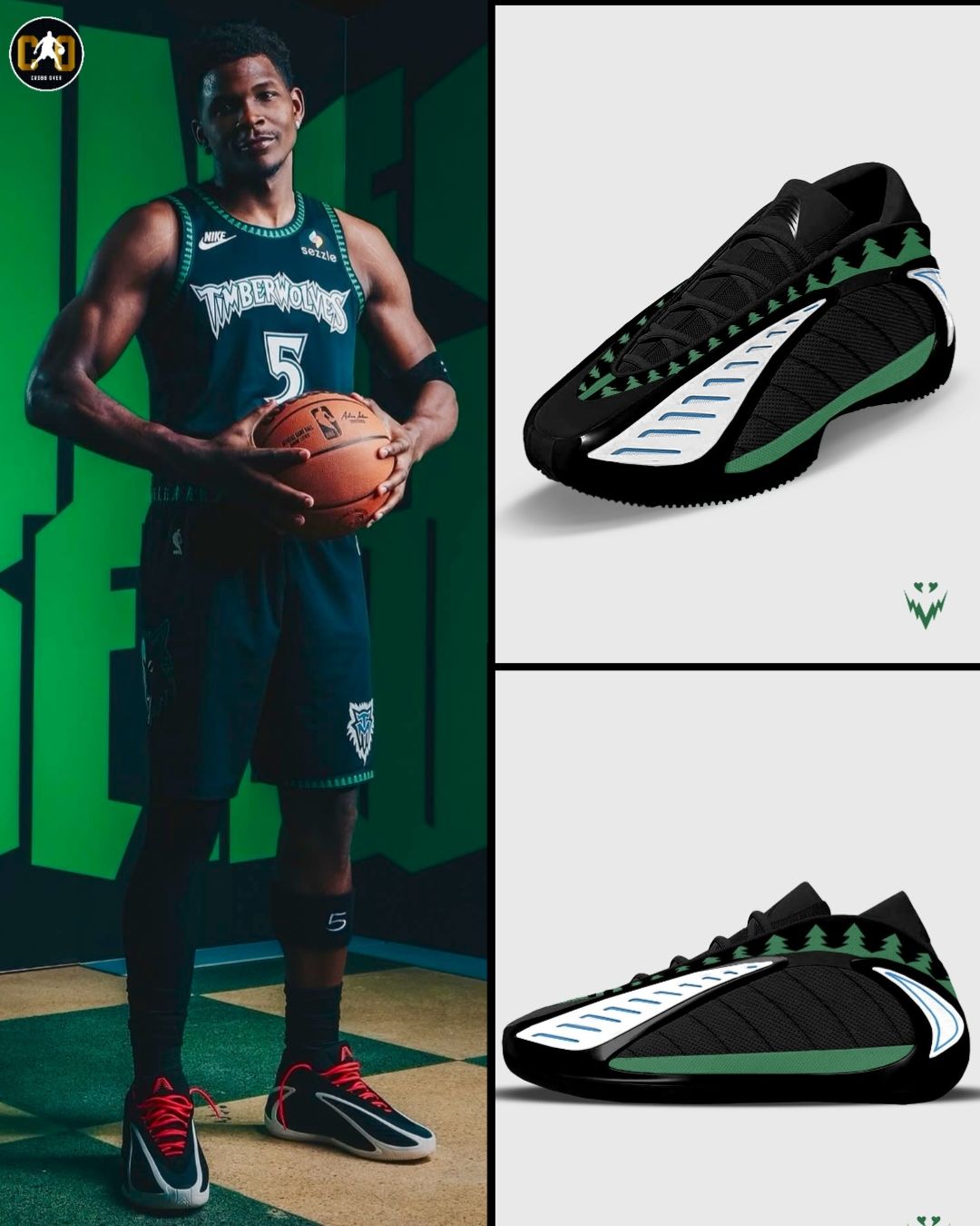 These “Black Trees” AE 2's inspired by T-Wolves Kevin Garnett