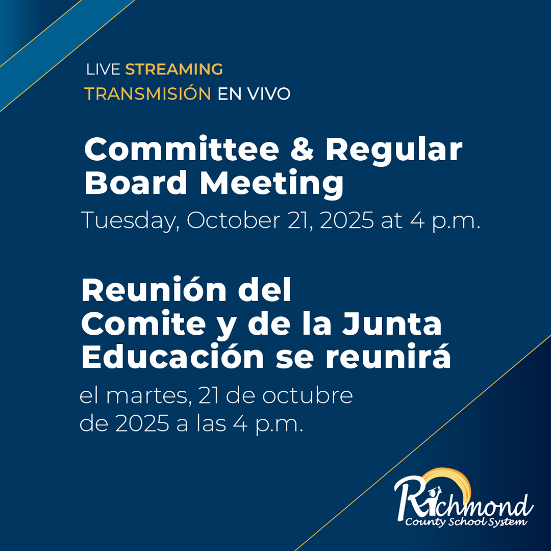 Our Committee and Regular... - Richmond County School System | Facebook